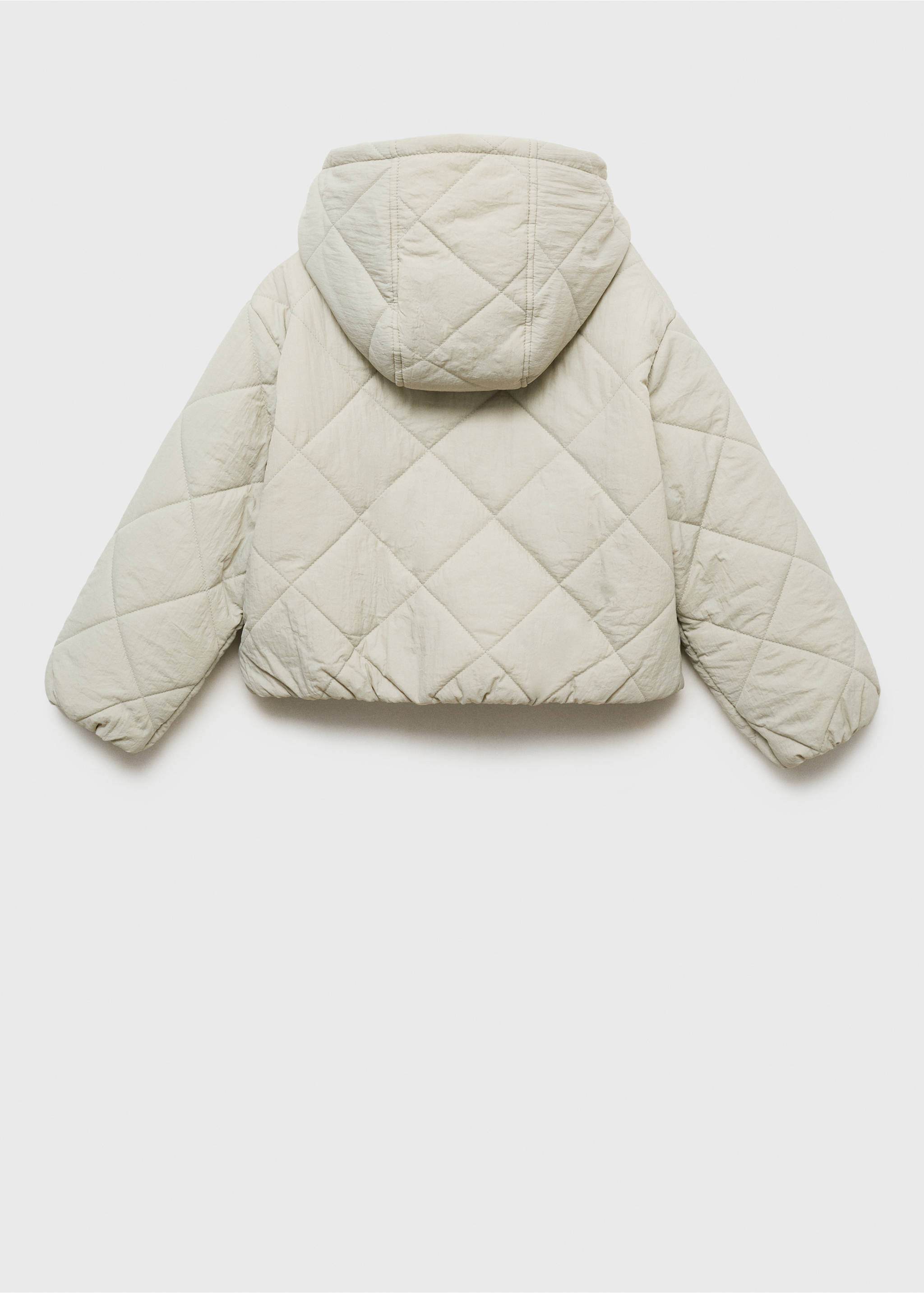 Steppelt kapucnis anorák - A cikk hátulja, Pasztell zöld. Ref: 87090637-00.