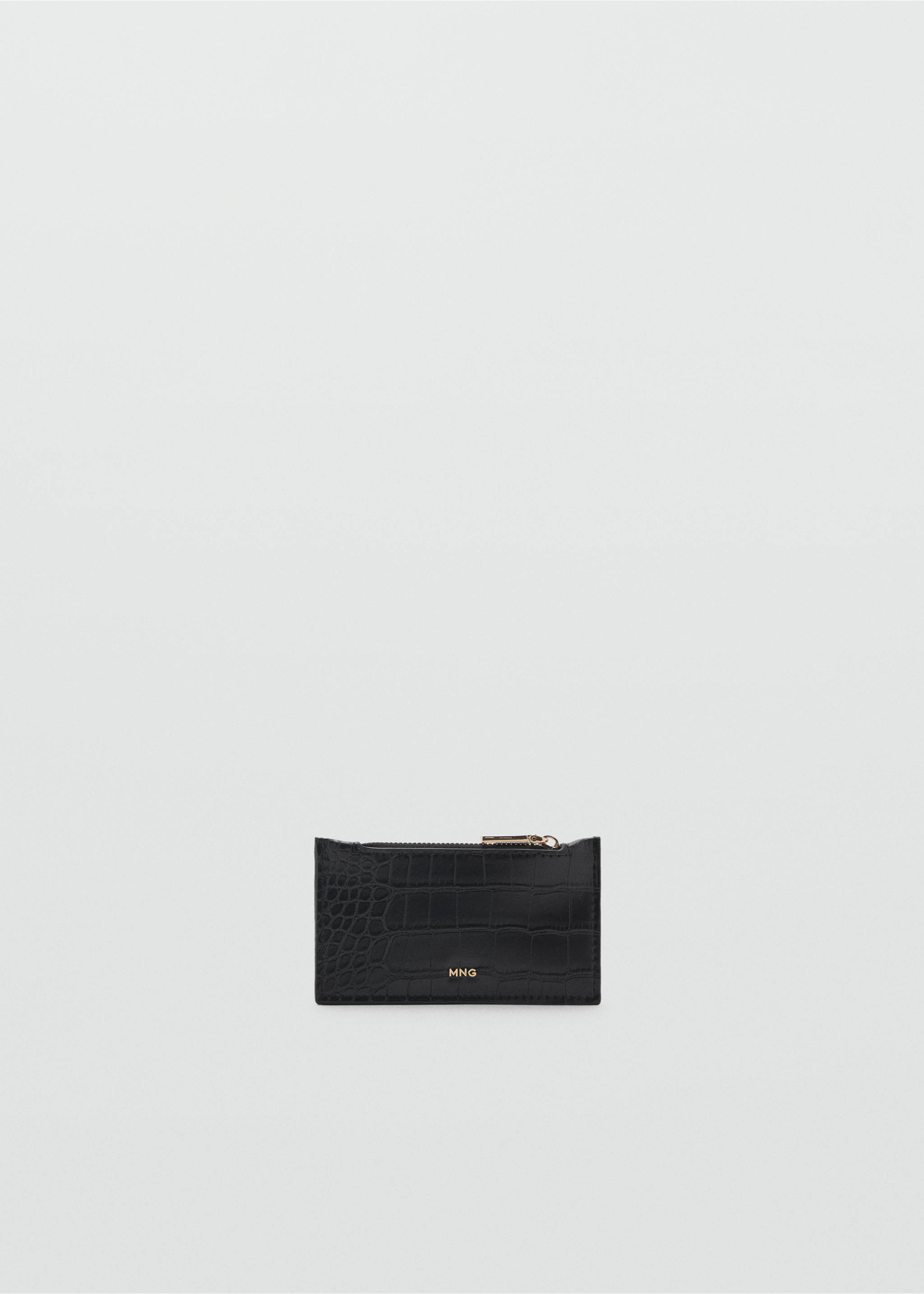 Coco faux-leather card holder - Article without model, Black. Ref: 87090645-00.