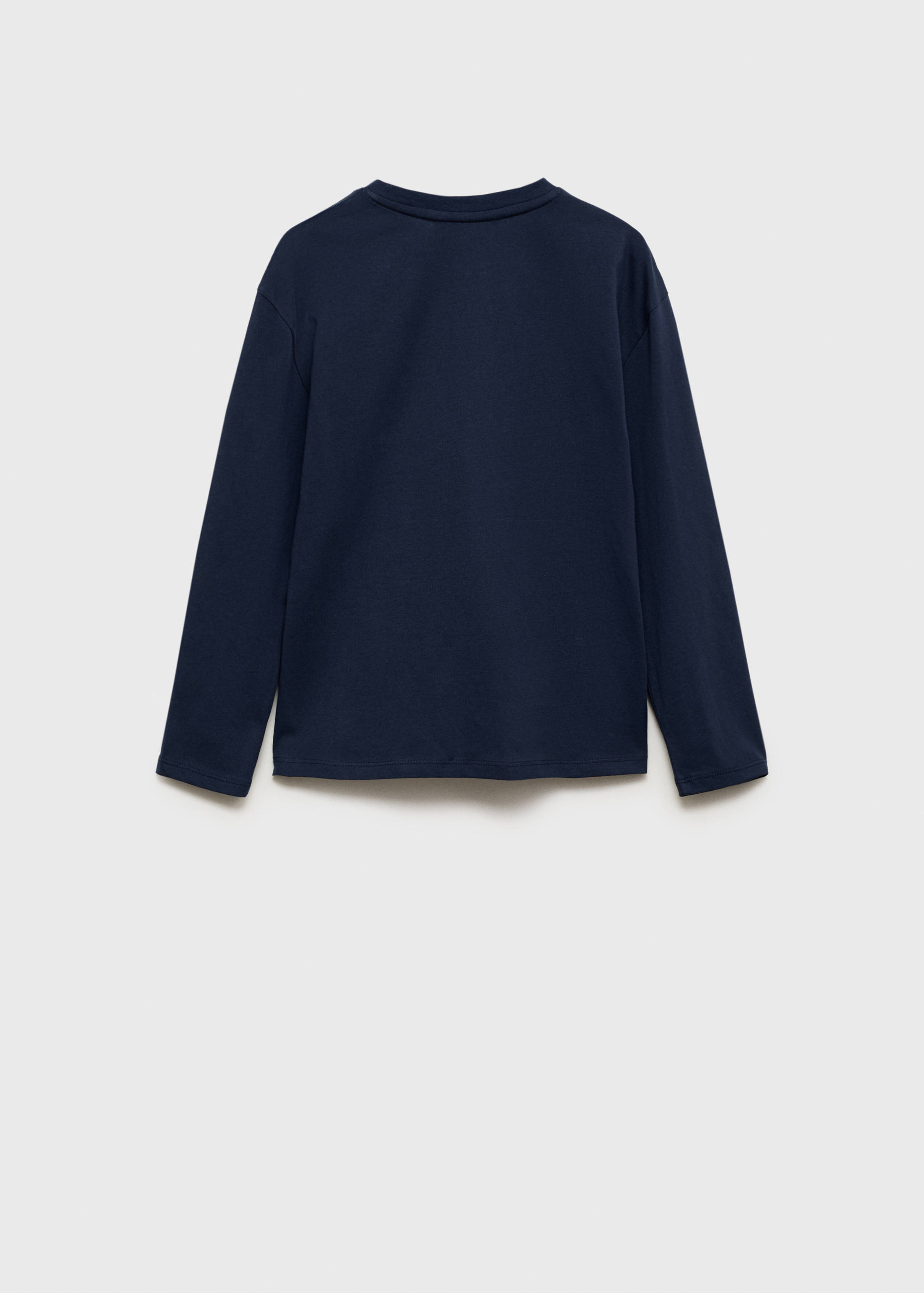 T-shirt coton manches longues - Verso de l’article