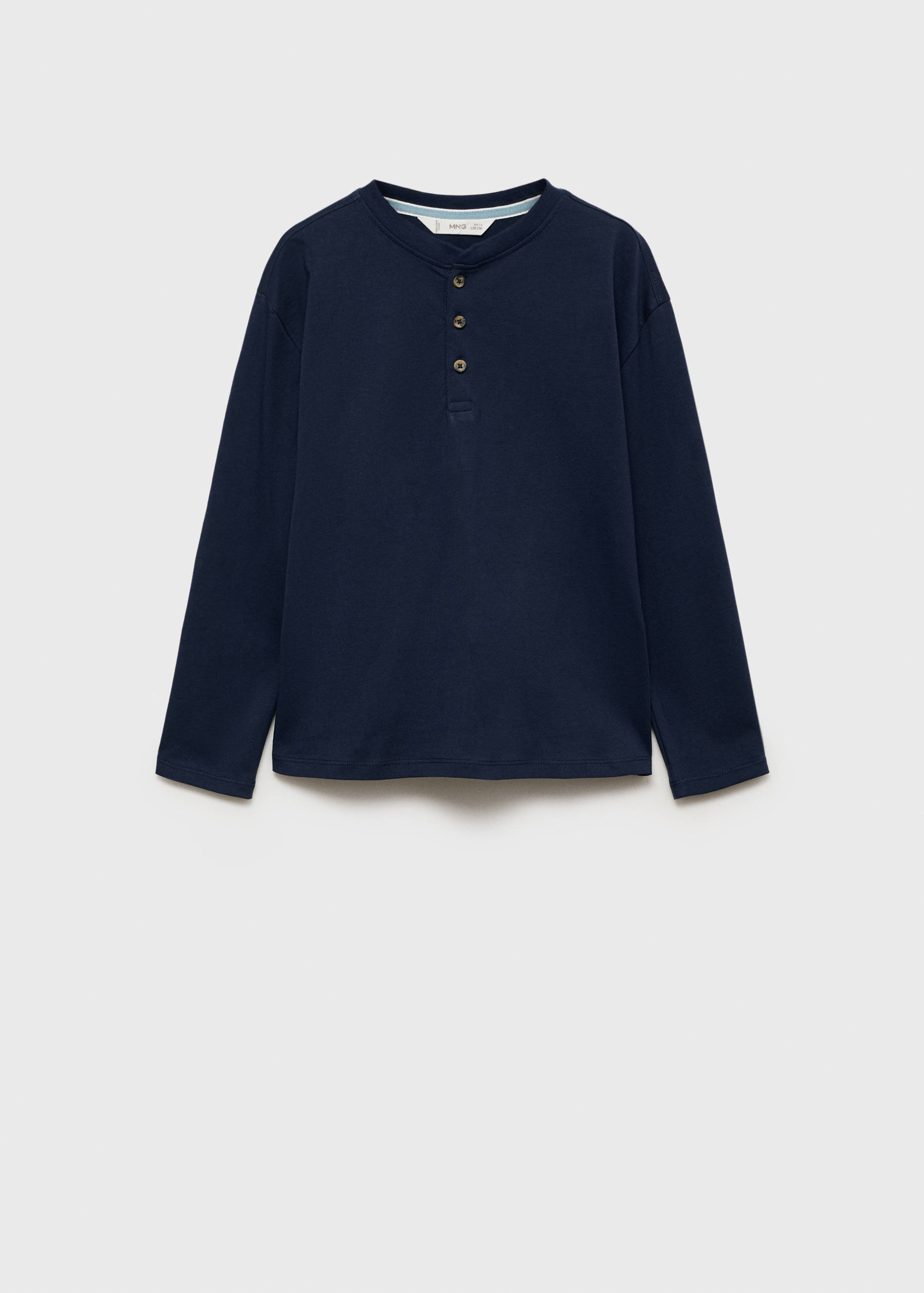 Long sleeve cotton t-shirt - Article without model