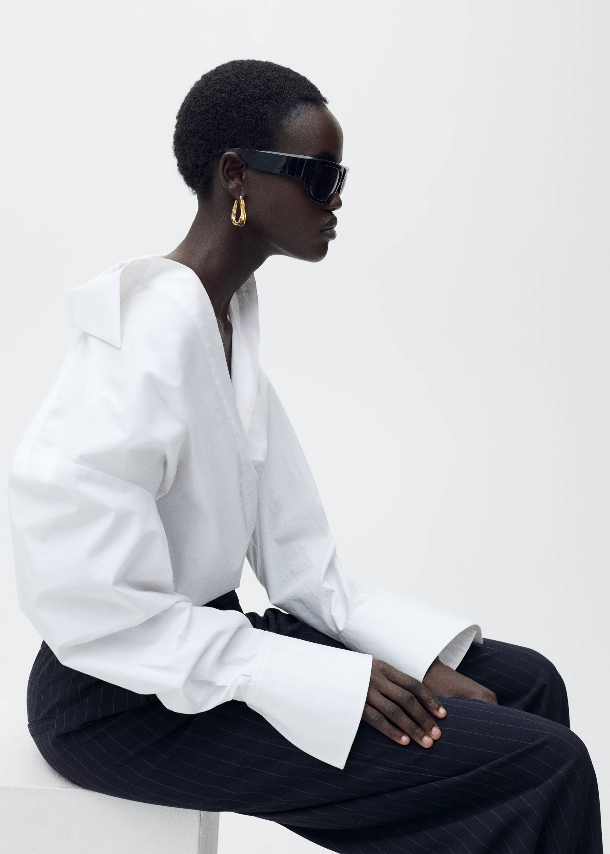 Rechte krijtstreepbroek - Detail van het artikel 1