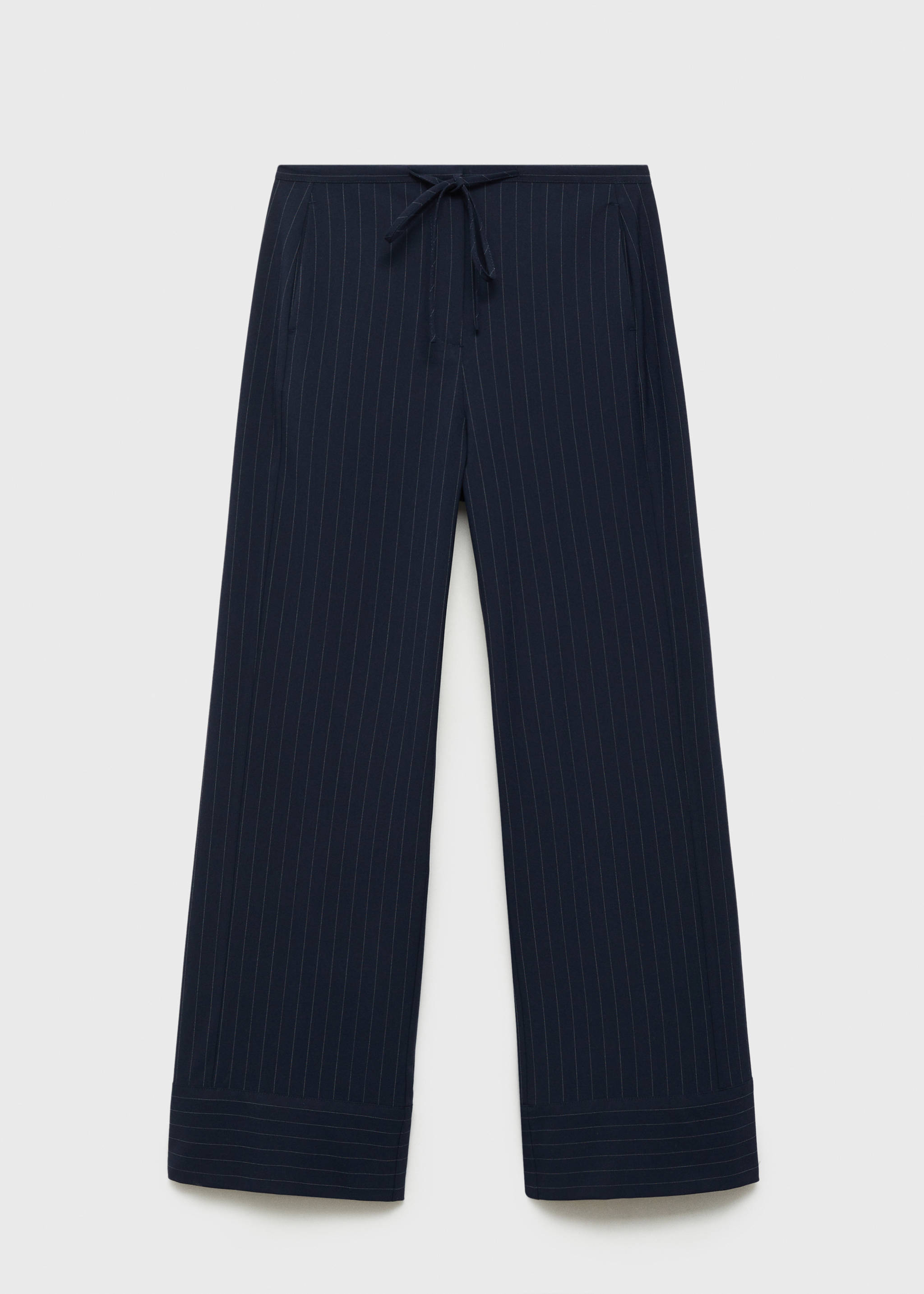 Pantalon droit fines rayures - Article sans modèle