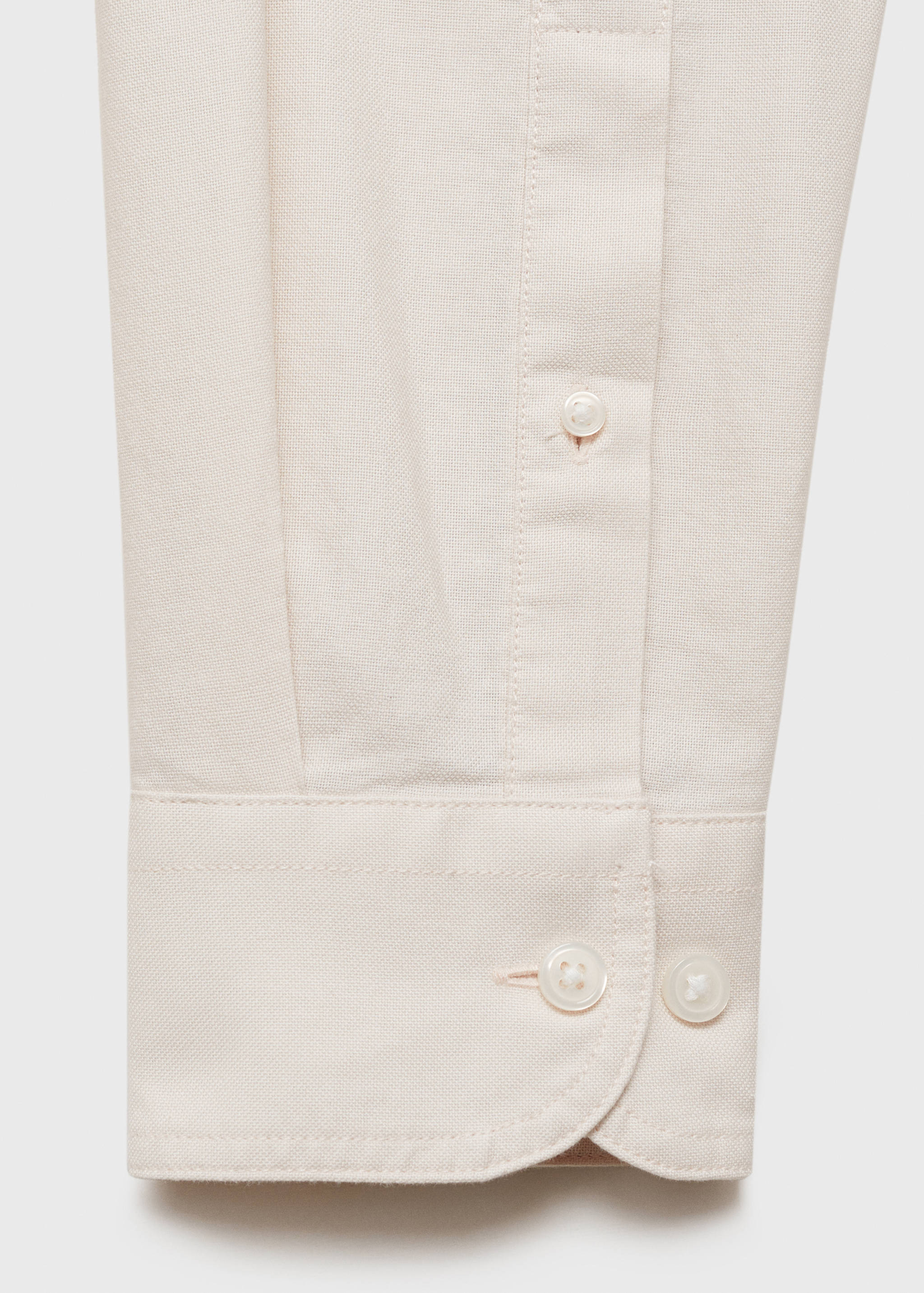 100% cotton Oxford shirt with logo - Details of the article 0