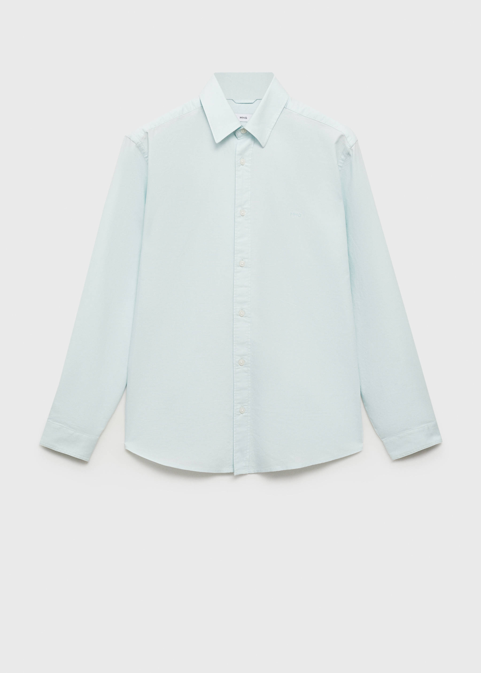 100% cotton Oxford shirt with logo - Article without model