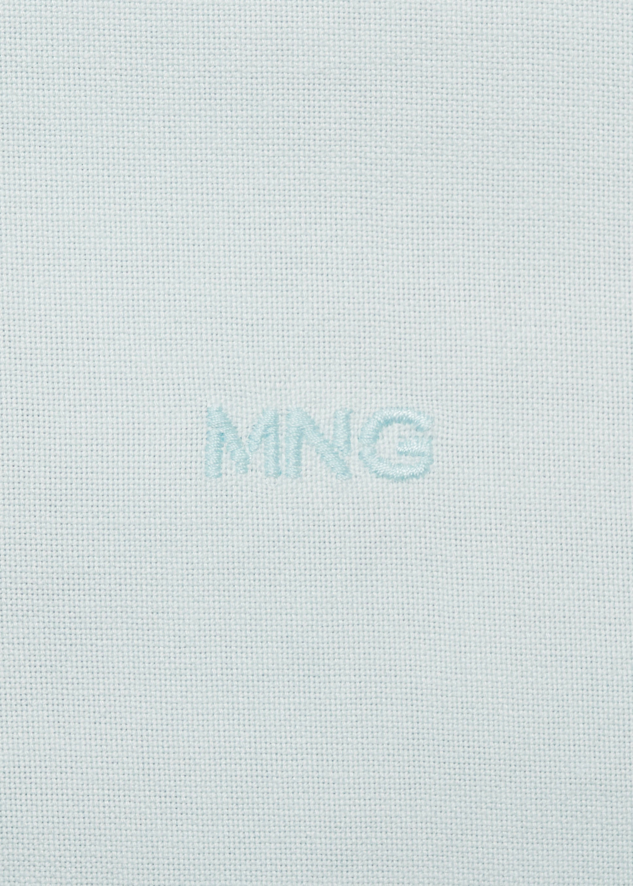 100% cotton Oxford shirt with logo - Details of the article 0