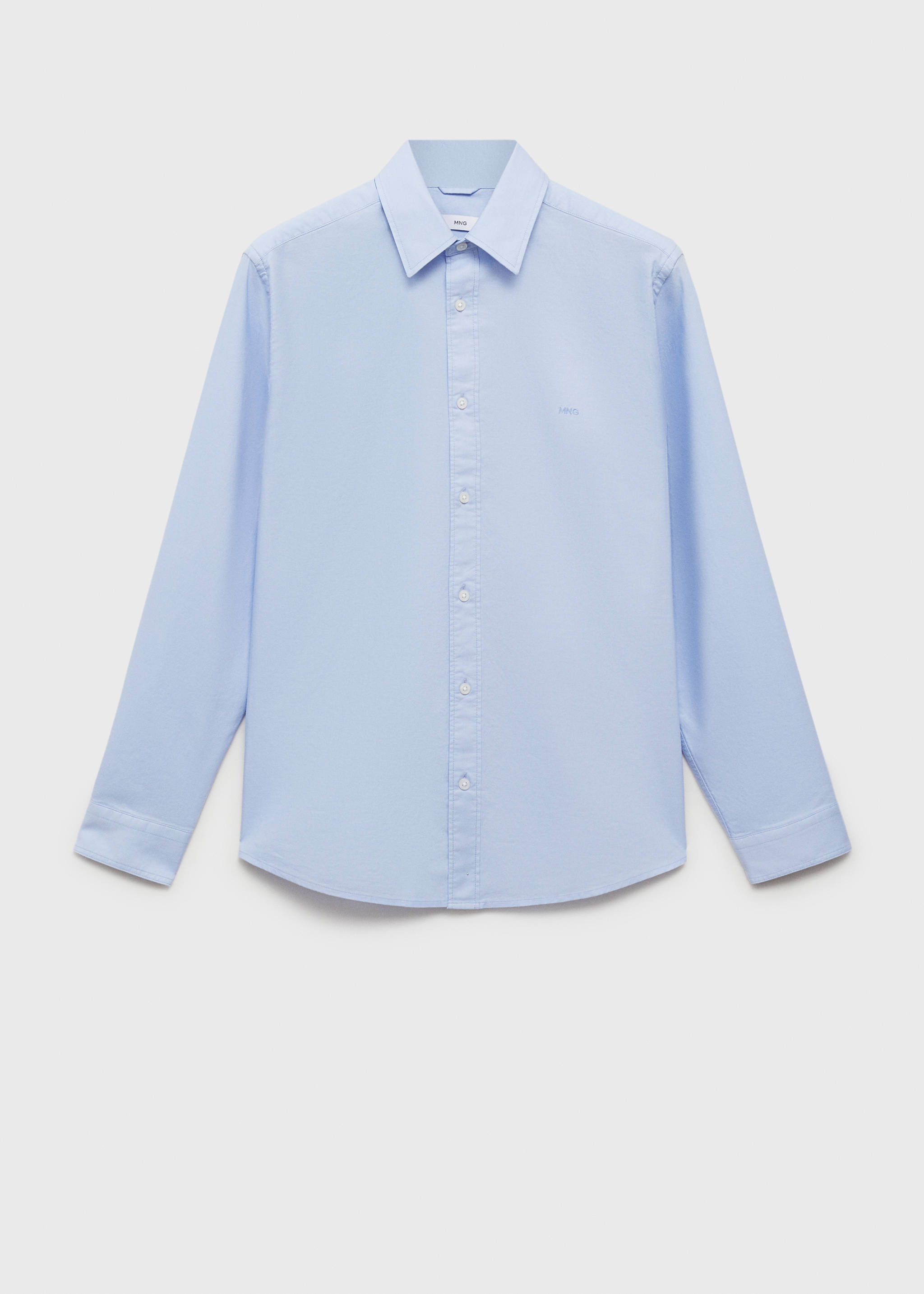 100% cotton Oxford shirt with logo - Article without model