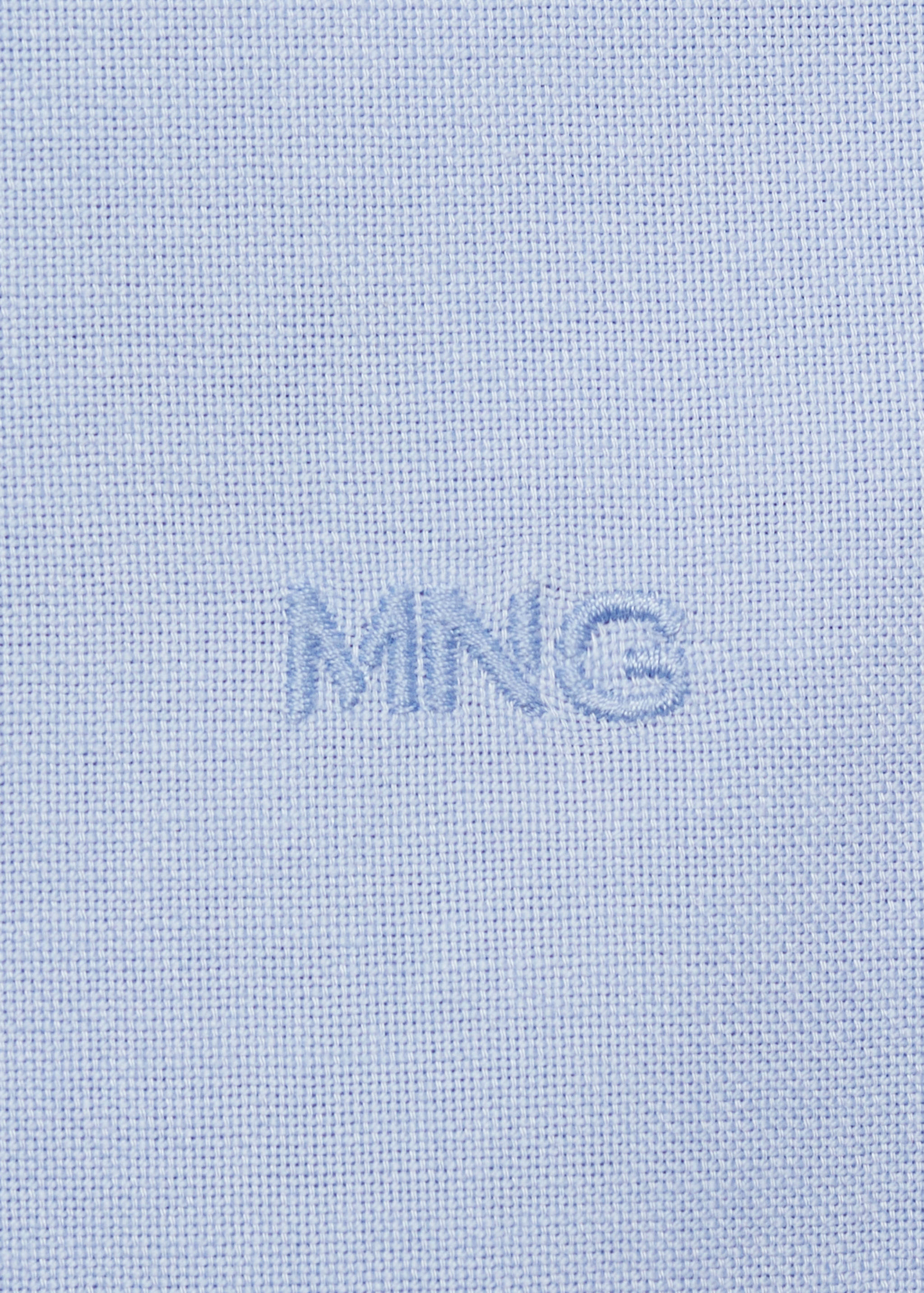 100% cotton Oxford shirt with logo - Details of the article 0