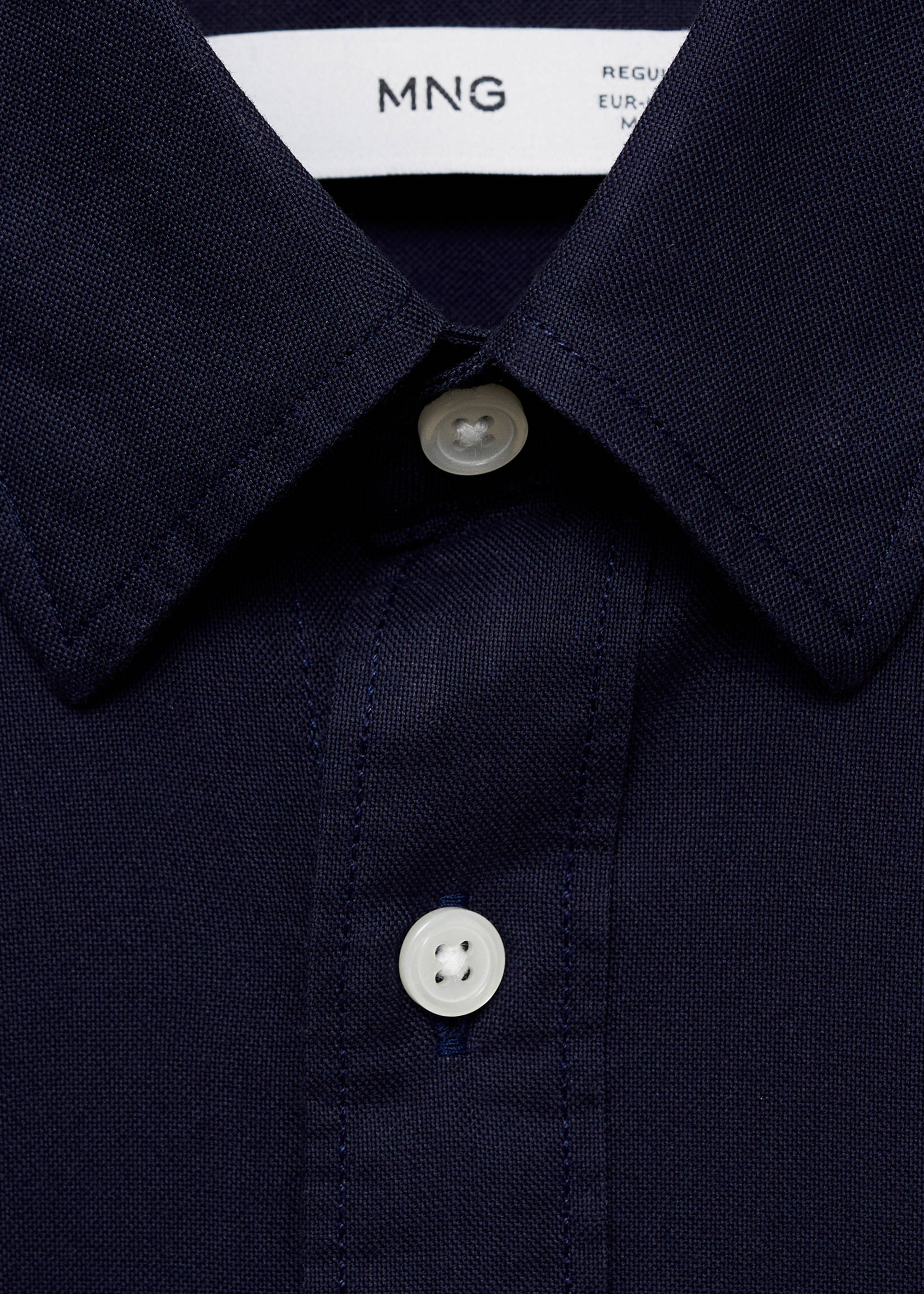 100% cotton Oxford shirt with logo - Details of the article 8