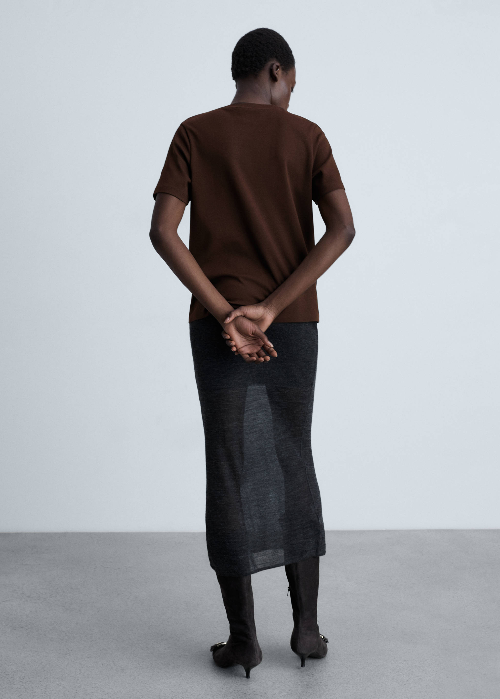 Kortärmad t-shirt bomull - Artikelns baksida