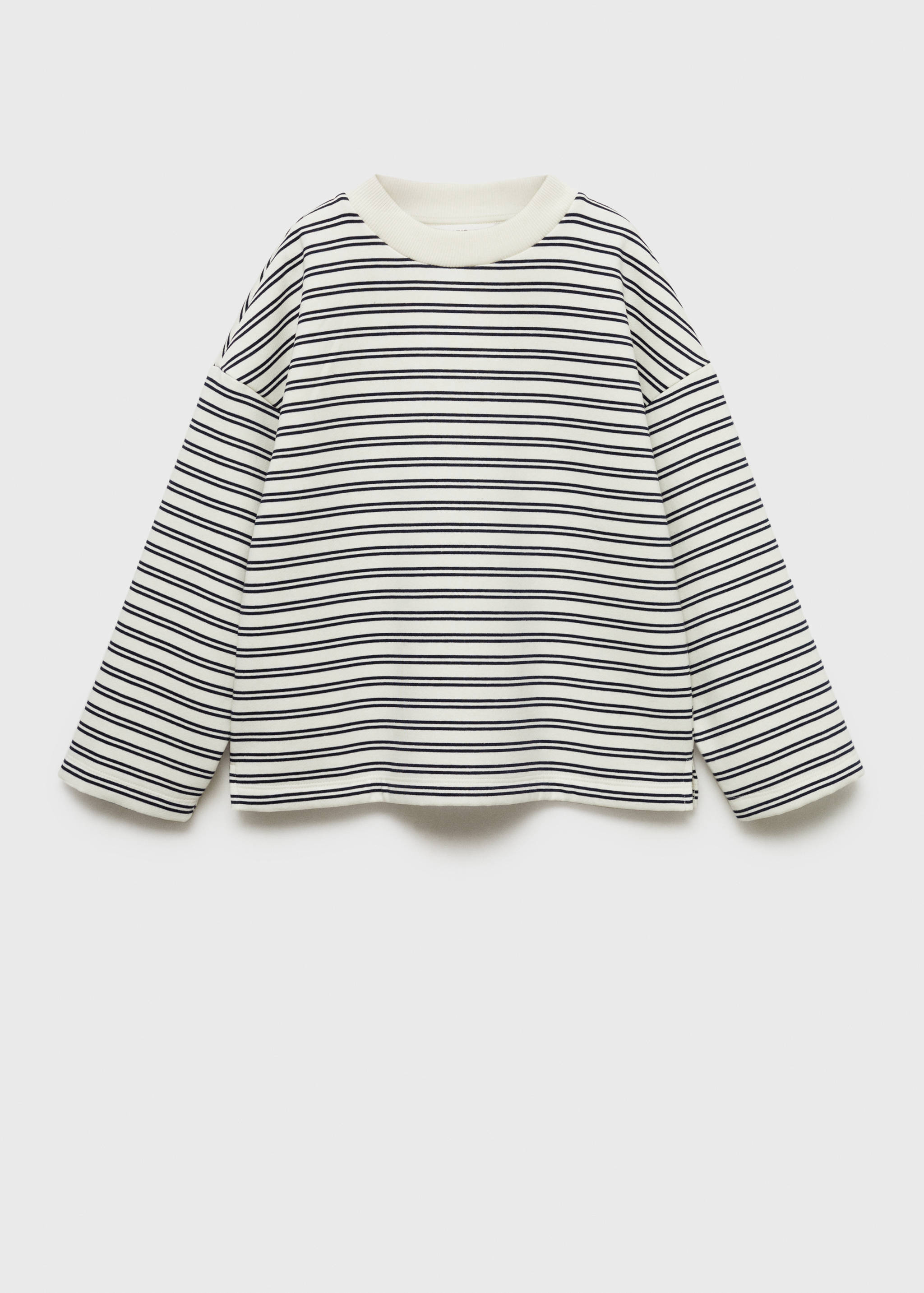 Bawełniana bluza w paski - Artykuł bez modela/modelki