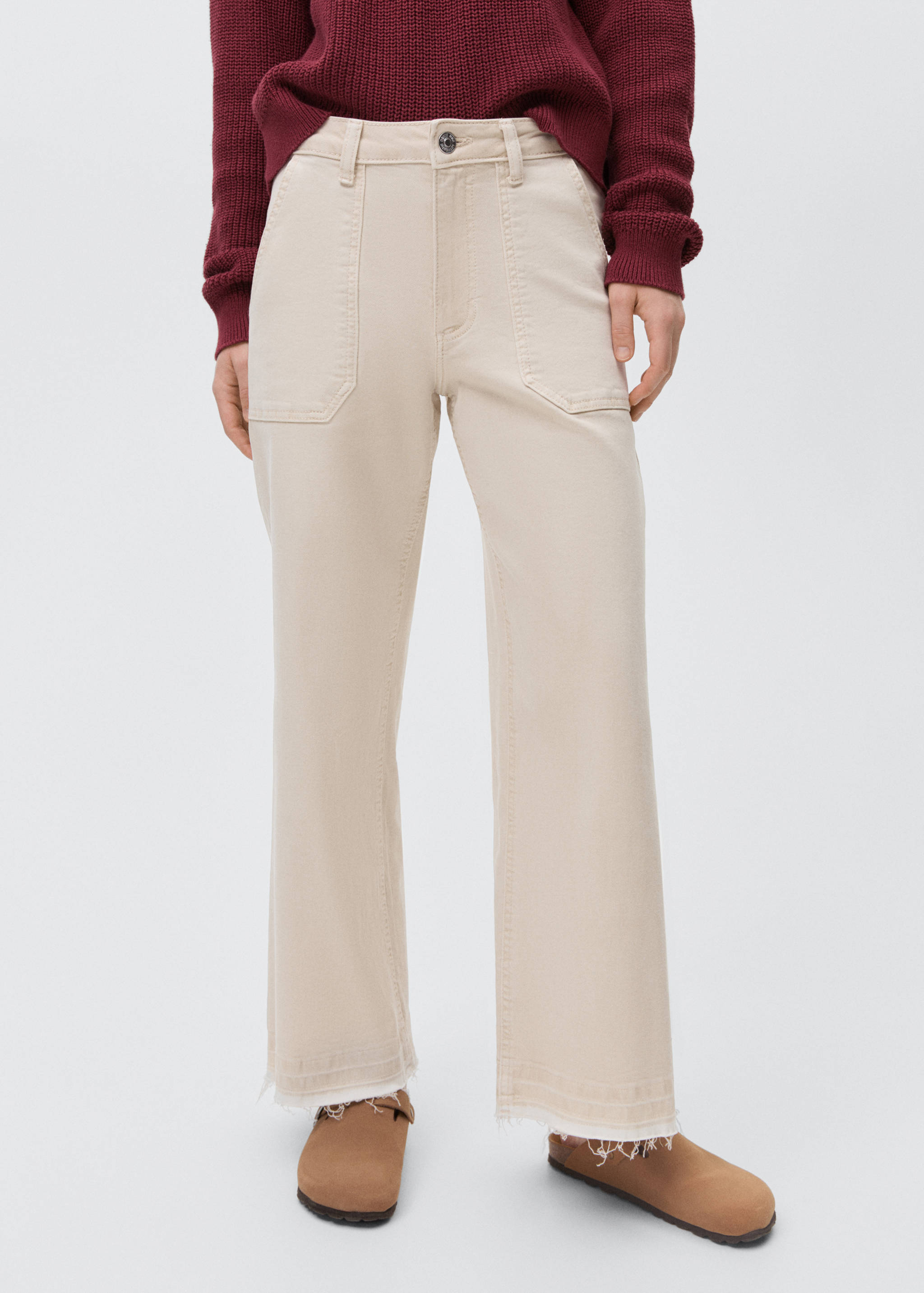 Jean style jupe-culotte poches - Détail de l'article 3