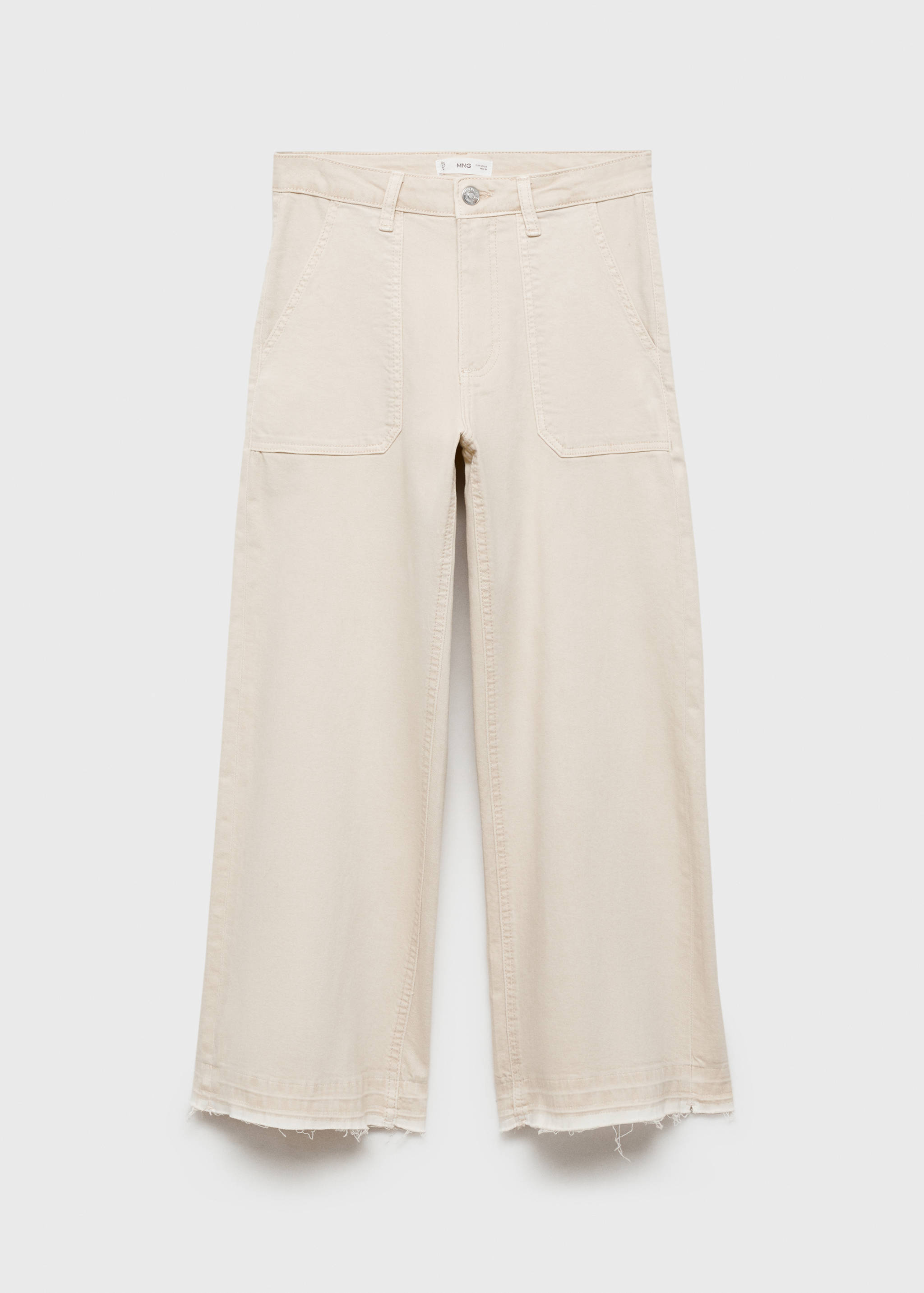 Culotte jeans with pockets - Article without model