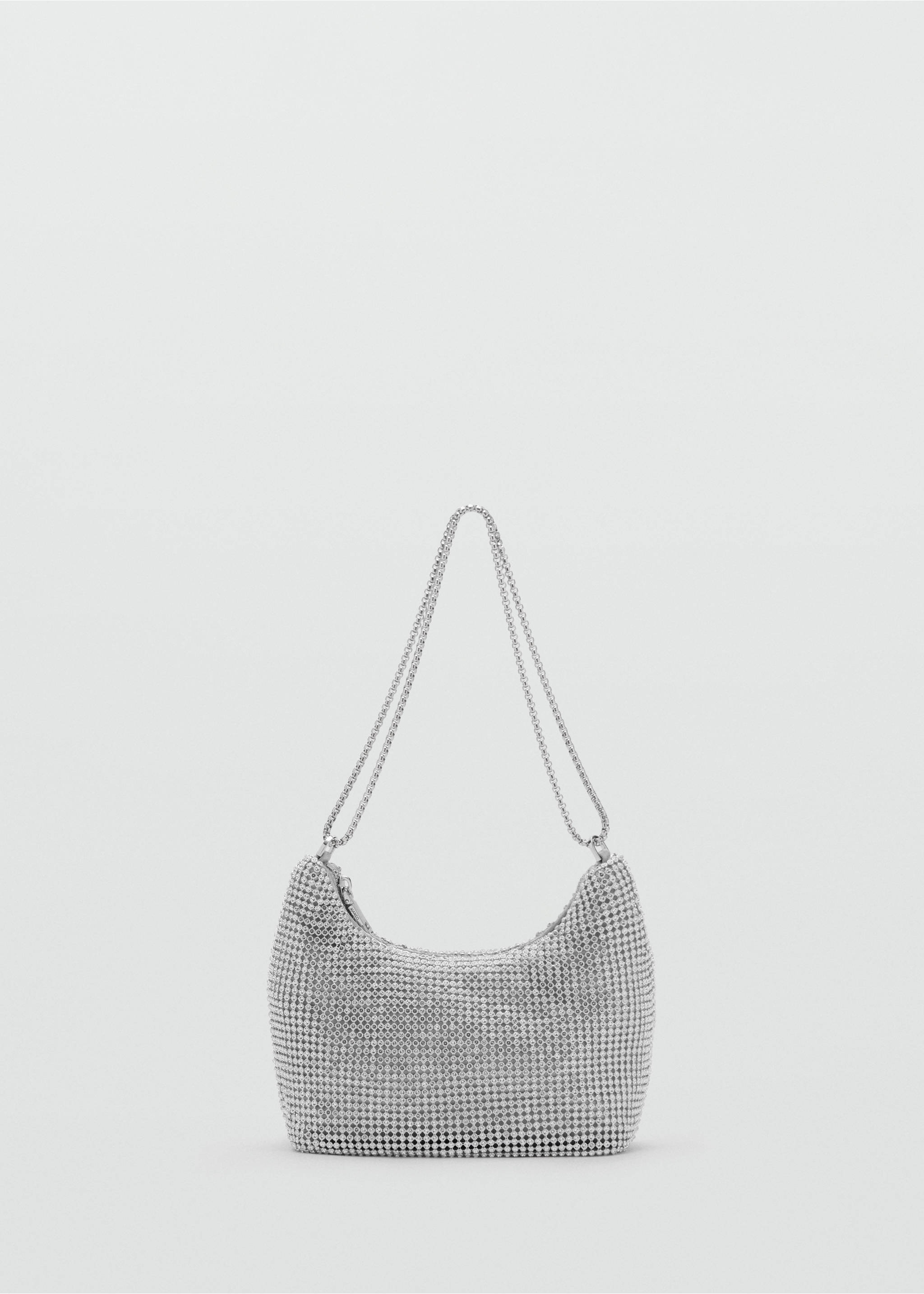 Double-handle crystal bag - Article without model, Silver. Ref: 87091054-00.