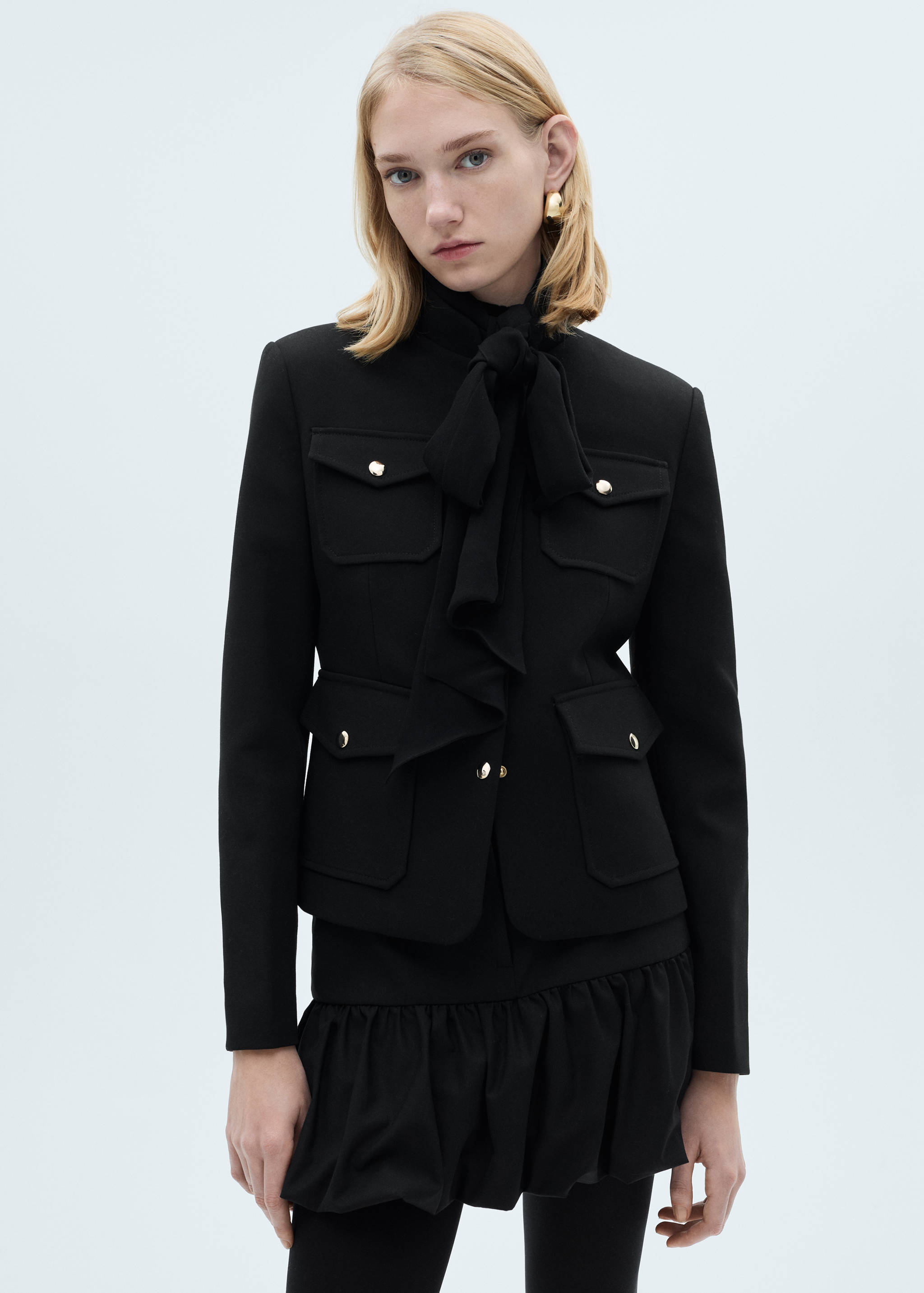 Balloon ruffled mini-skirt - Details of the article 1