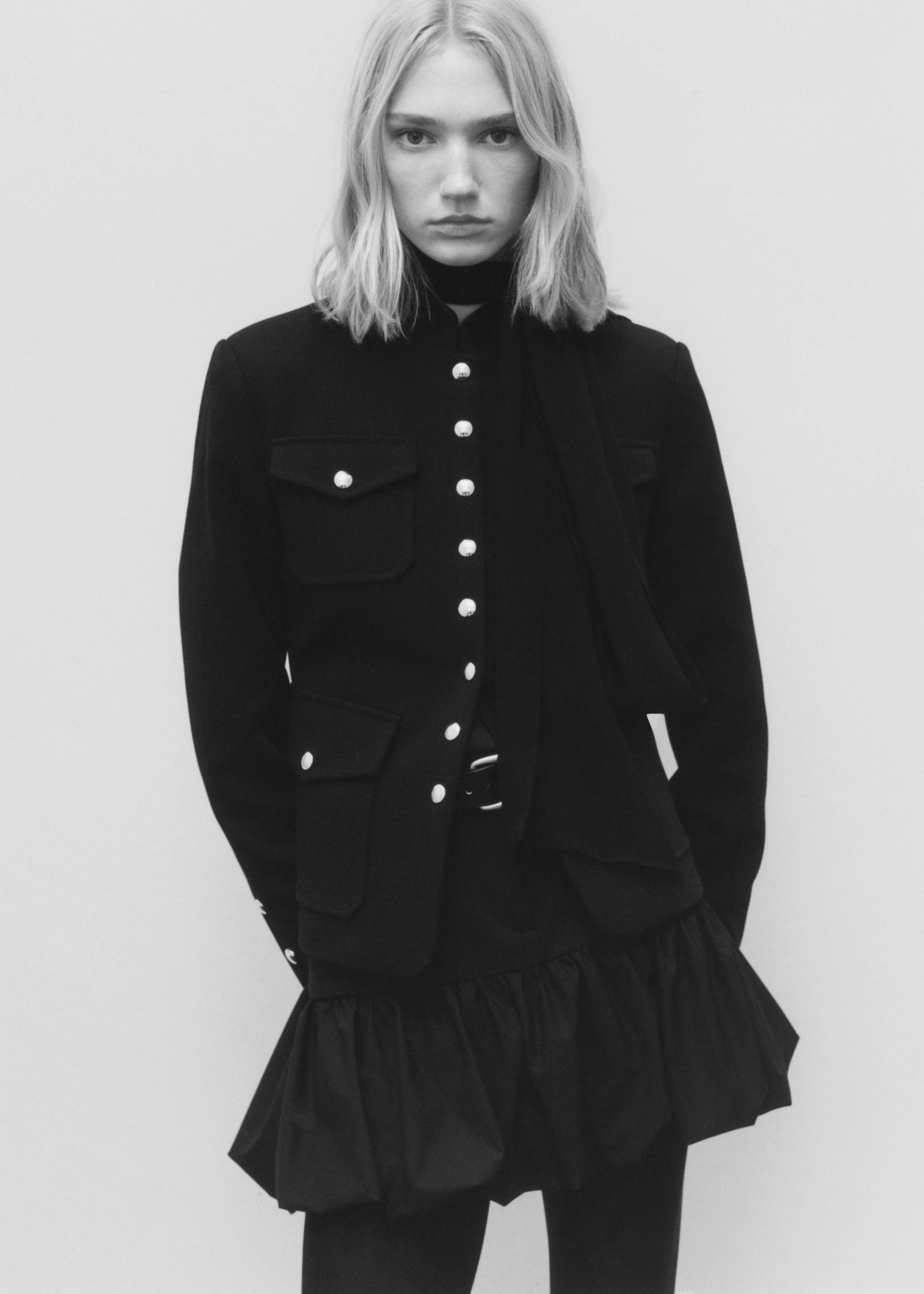 Balloon ruffled mini-skirt - Details of the article 6