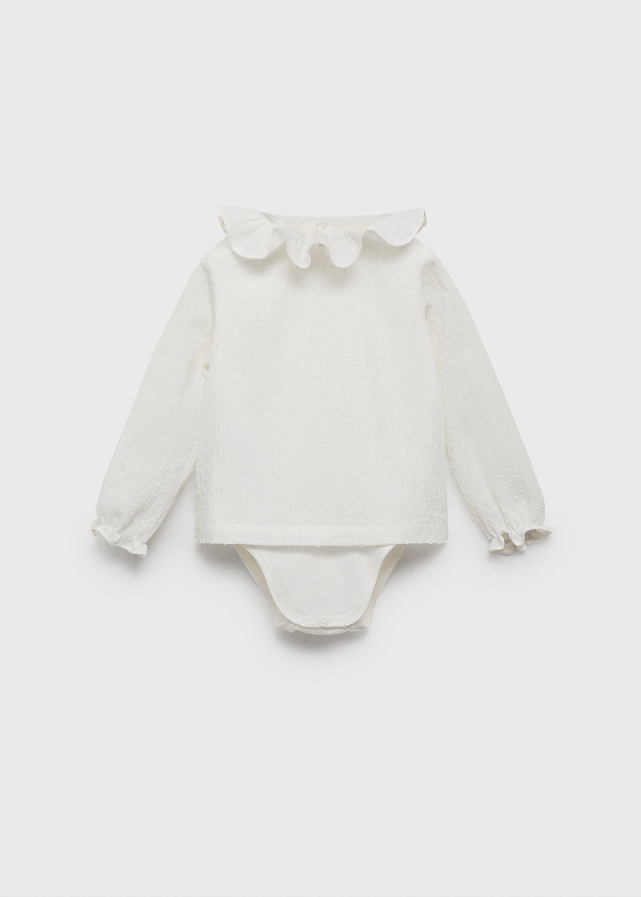 Poplin blouse - Article without model, Off White. Ref: 87091056-00.