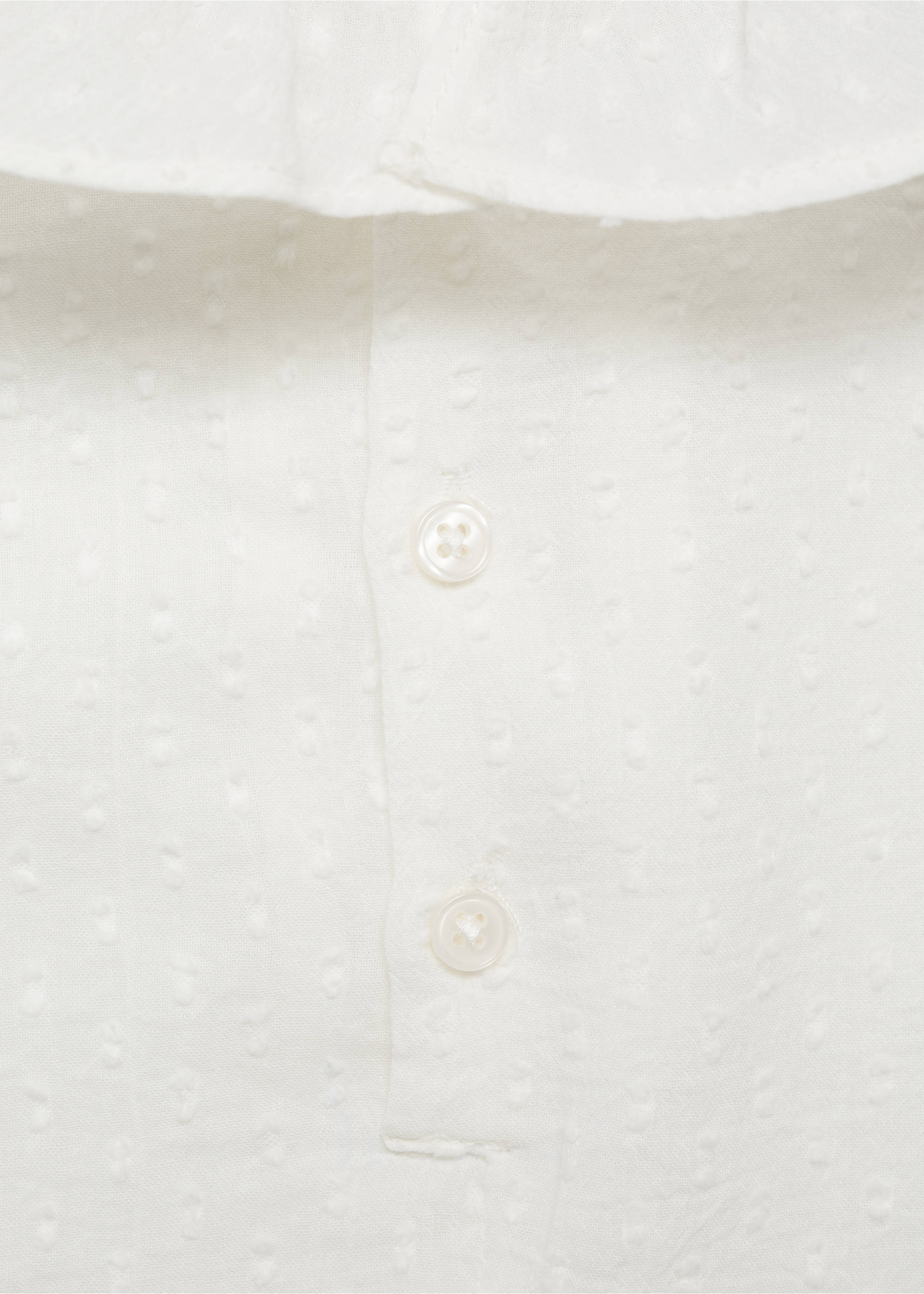 Poplin blouse - Details of the article 0, Off White. Ref: 87091056-00.