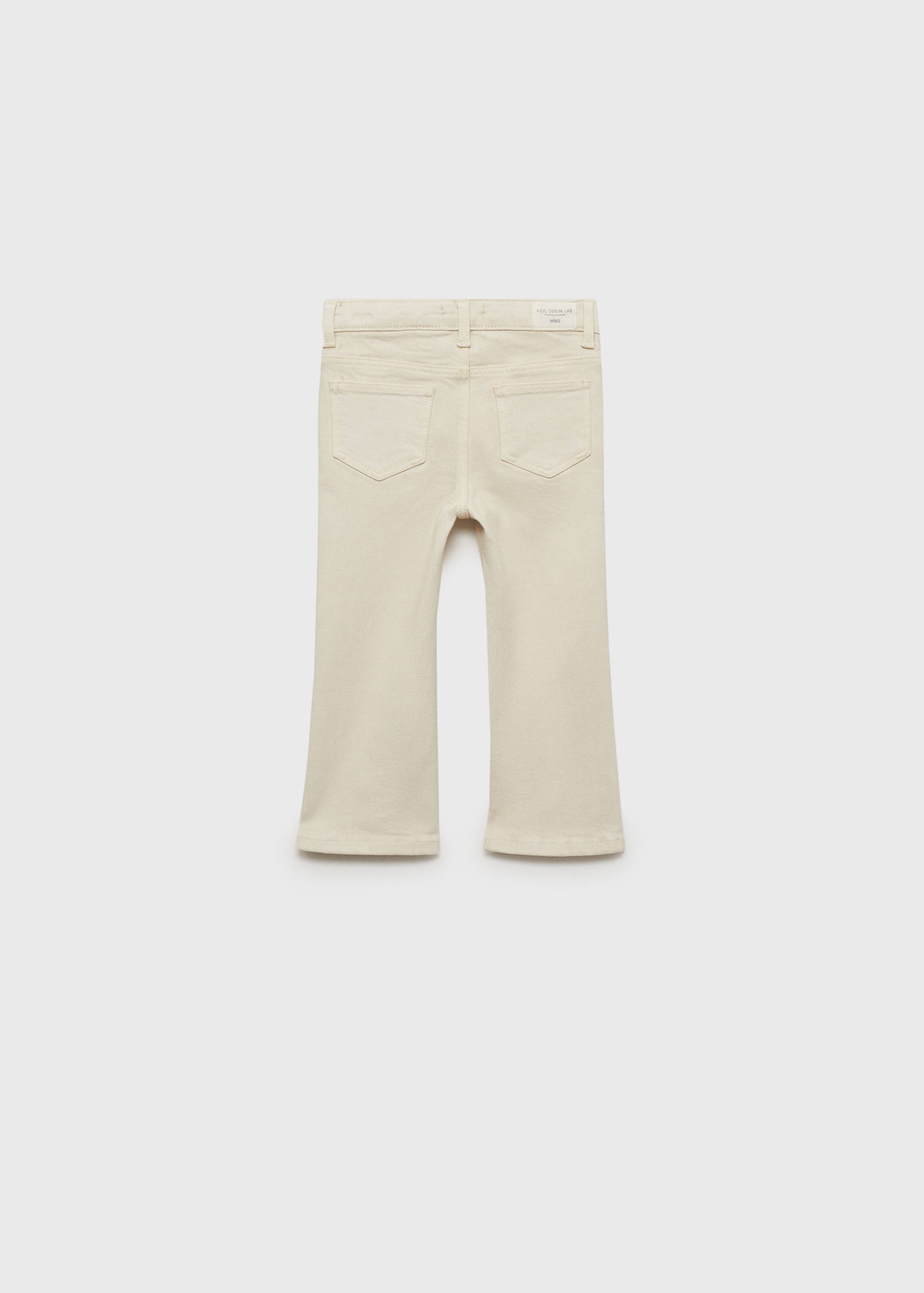 Flared jeans with pocket - Reverse of the article