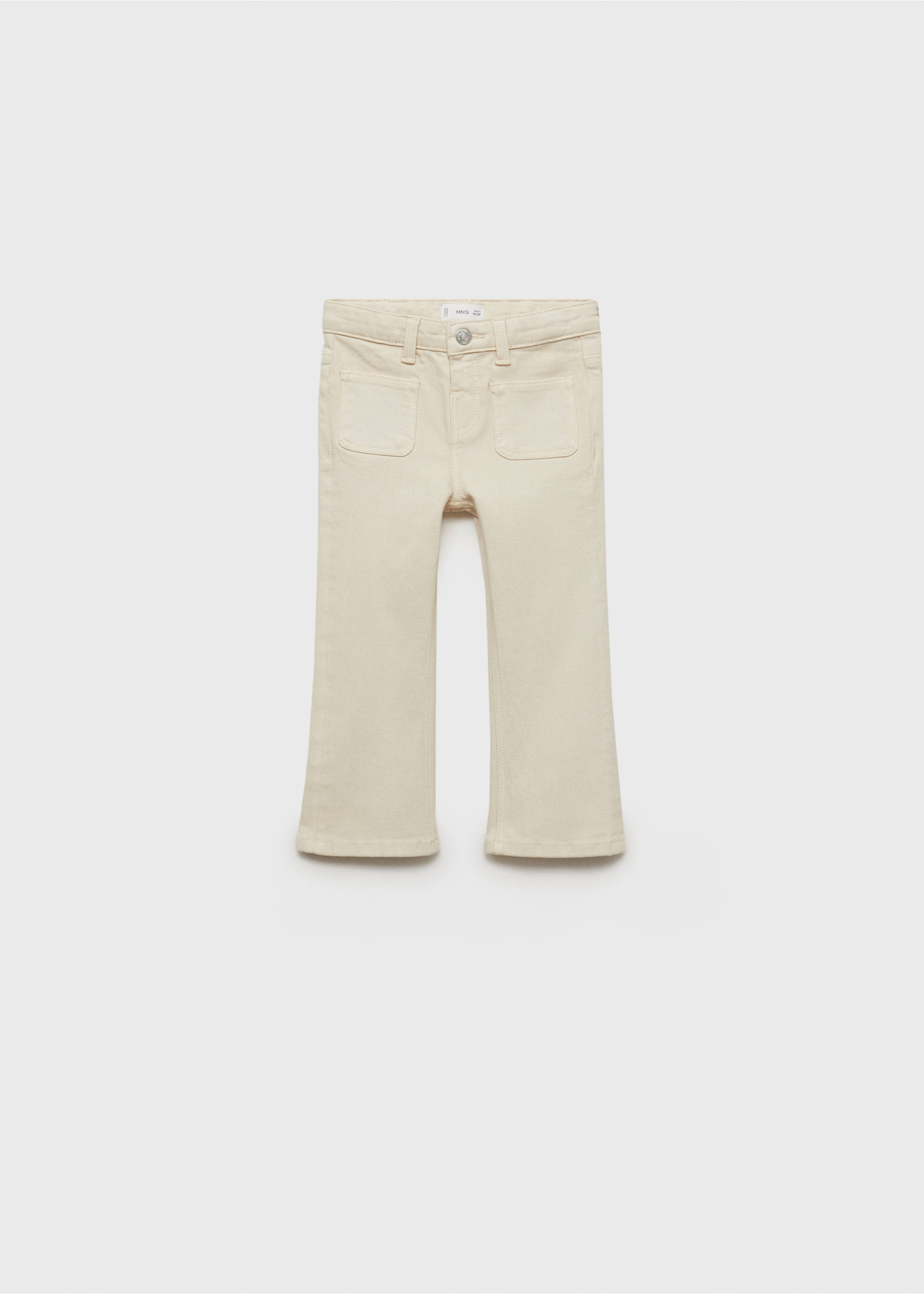 Flared jeans with pocket - Article without model, Sand. Ref: 87091511-00.