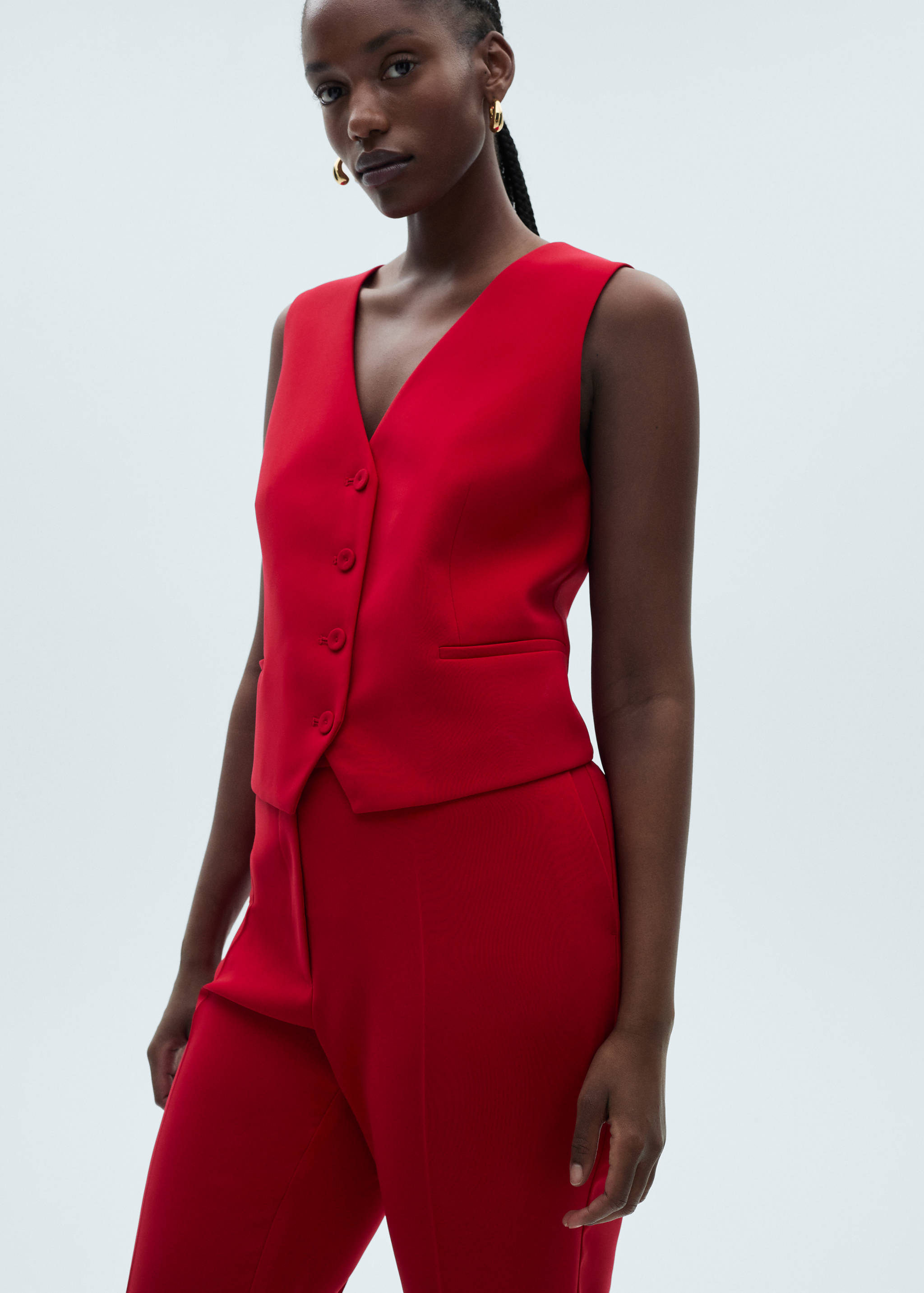 Suit waistcoat with buttons - Details of the article 5