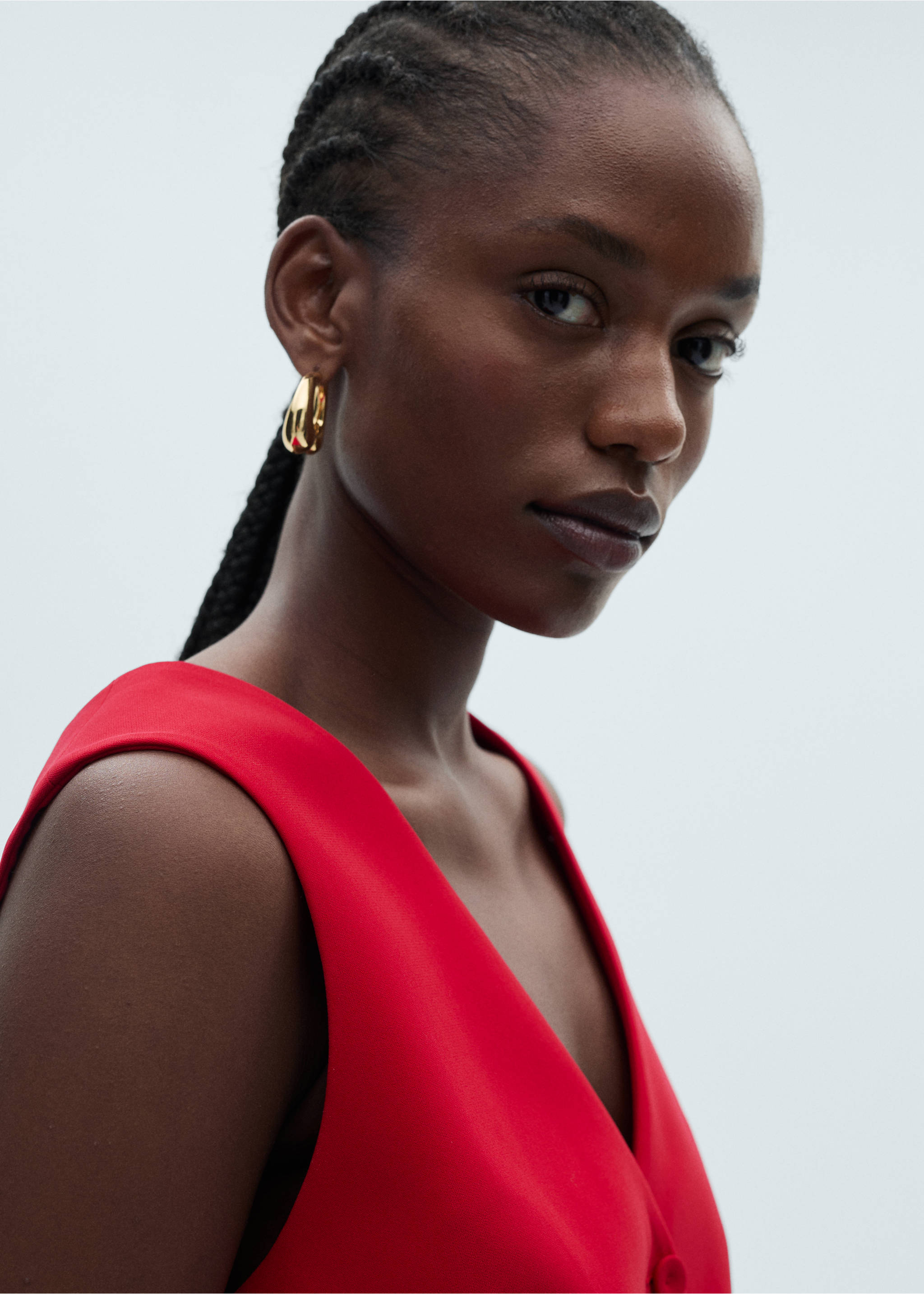 Chaleco traje botones - Detalle del artículo 4, Rojo. Ref: 87091518-00.