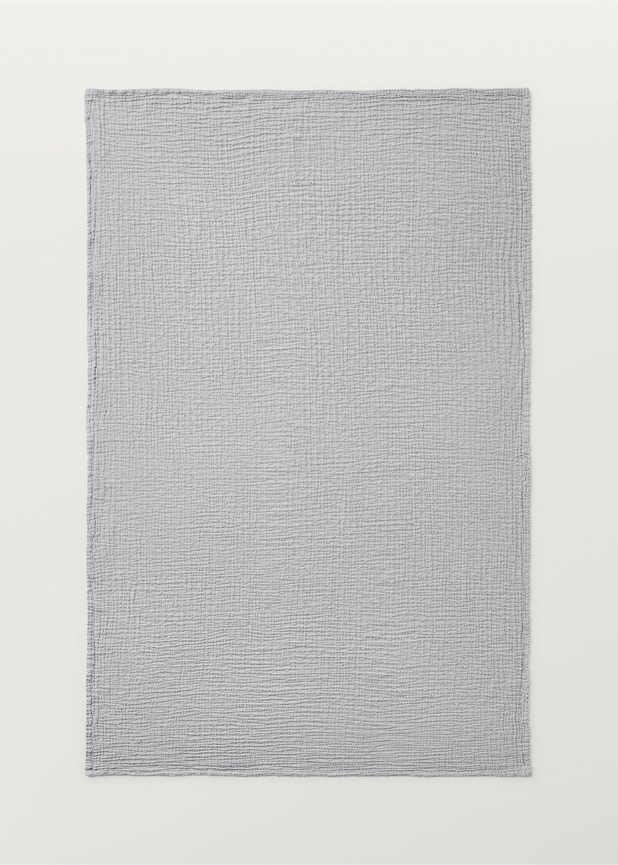 Plumeti cotton children's blanket - Details of the article 3, Light/Pastel Grey. Ref: 87091522-00.