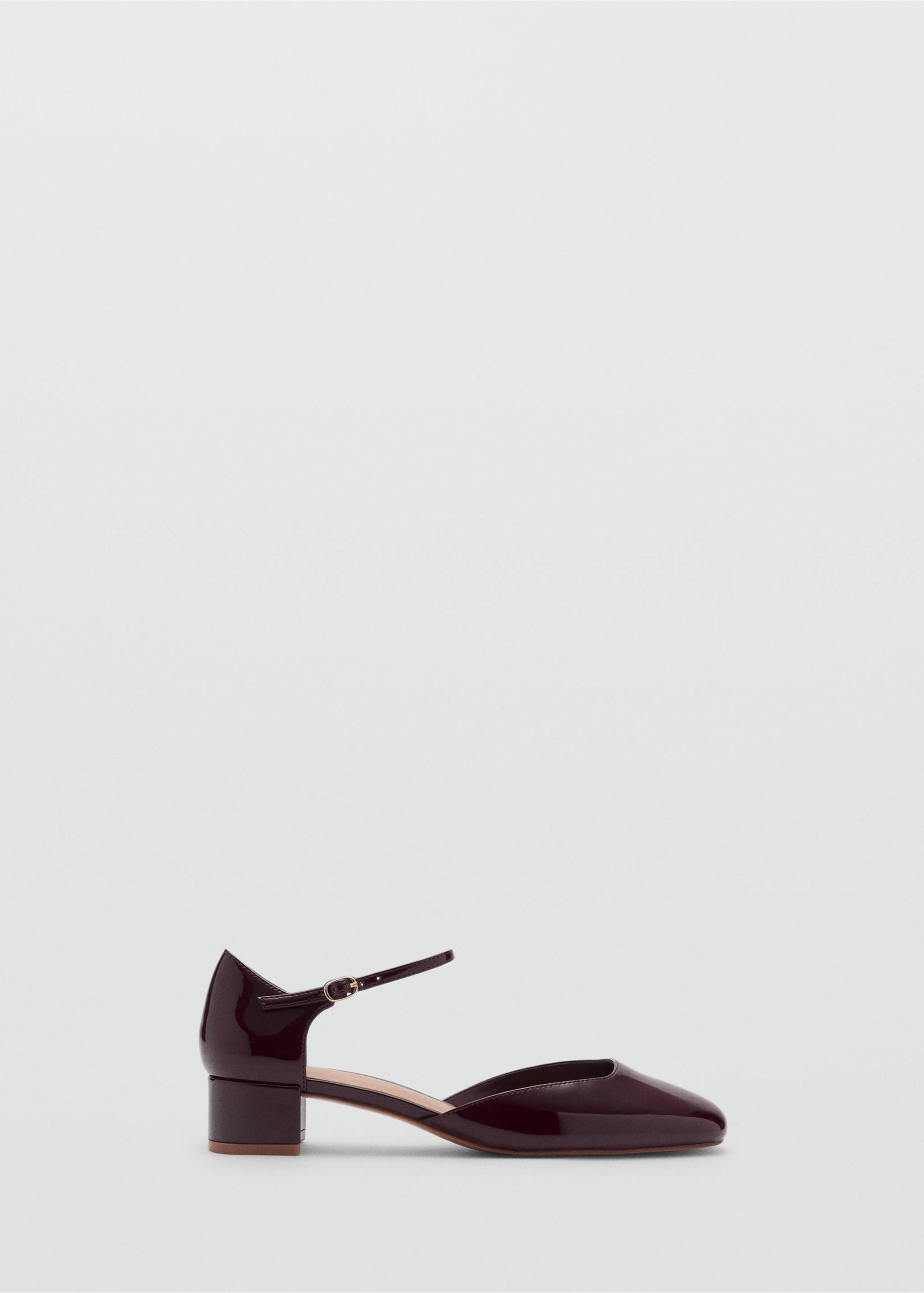 Patent heeled shoes - Article without model, Burgundy. Ref: 87092025-00.
