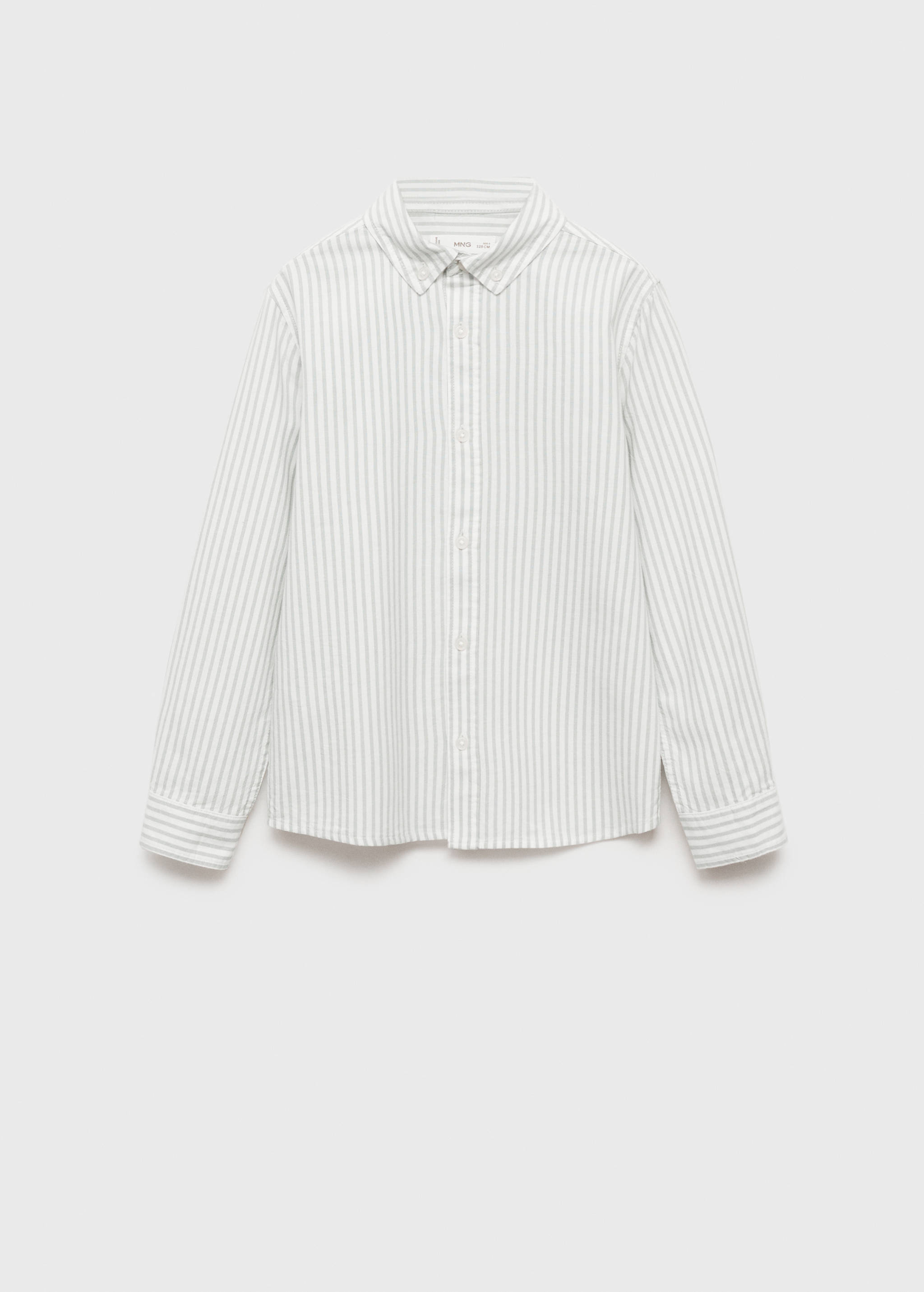 100% cotton Oxford striped shirt - Article without model