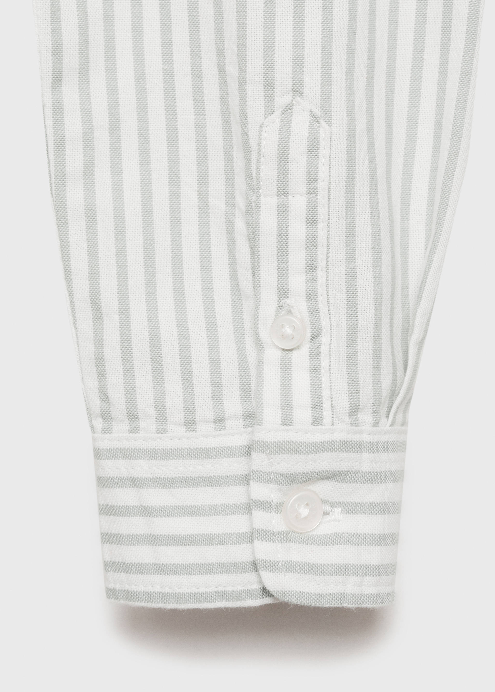 100% cotton Oxford striped shirt - Details of the article 0