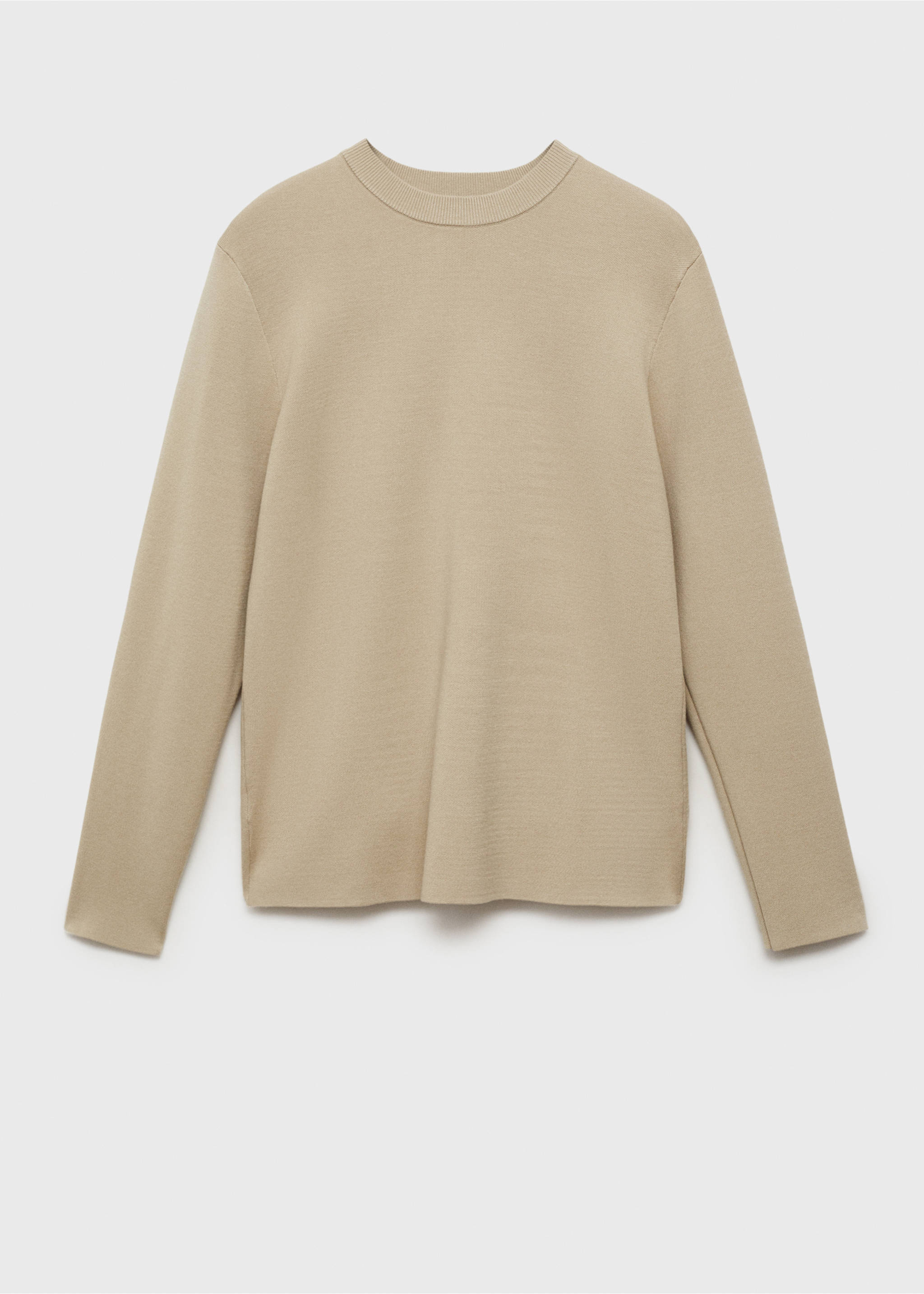 Pull-over maille moyenne regular-fit - Article sans modèle, Beige. Ref: 87092889-00.