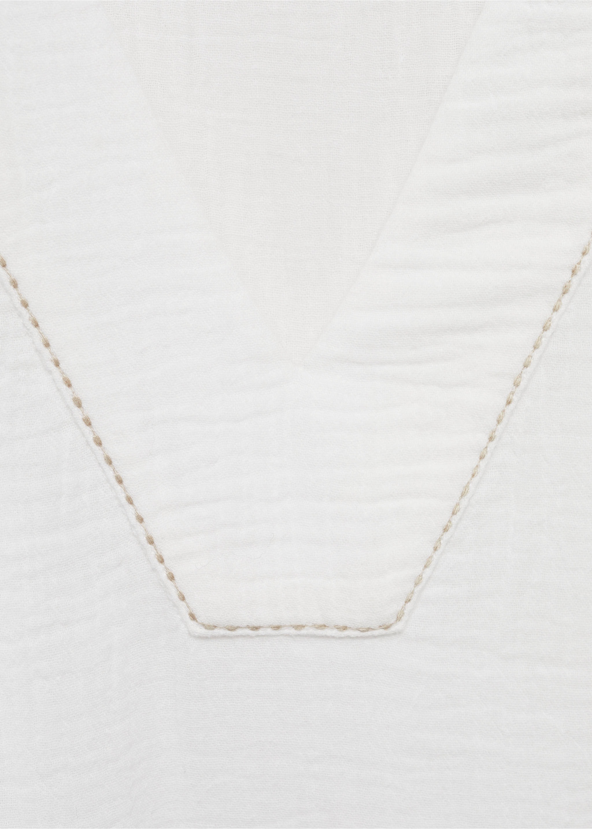 Caftan de pyjama oversize - Détail de l'article 8, Blanc. Ref: 87092891-00.