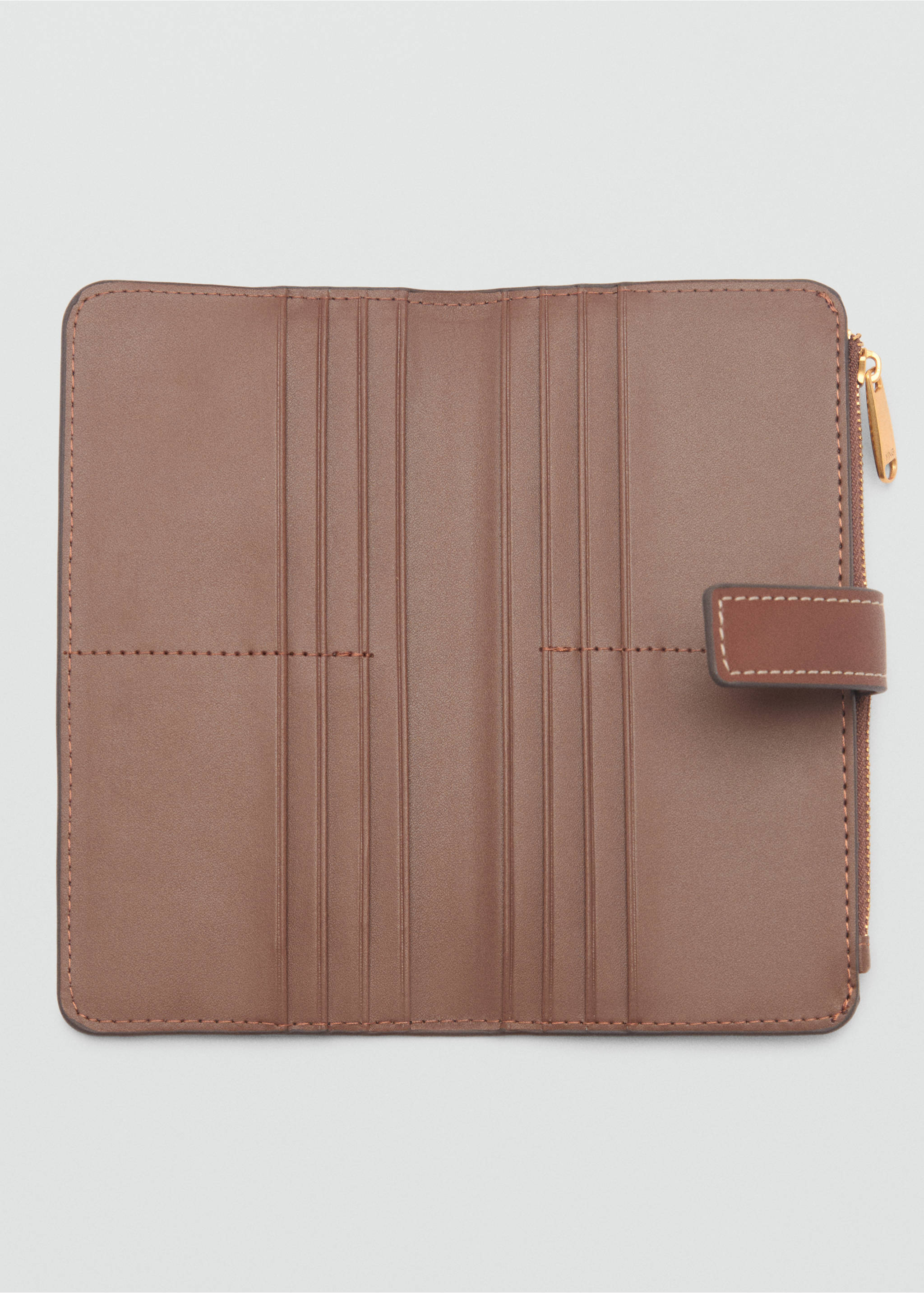 Geldbörse mit Logo-Print - Detail des Artikels 1, Braun. Ref: 87092894-00.