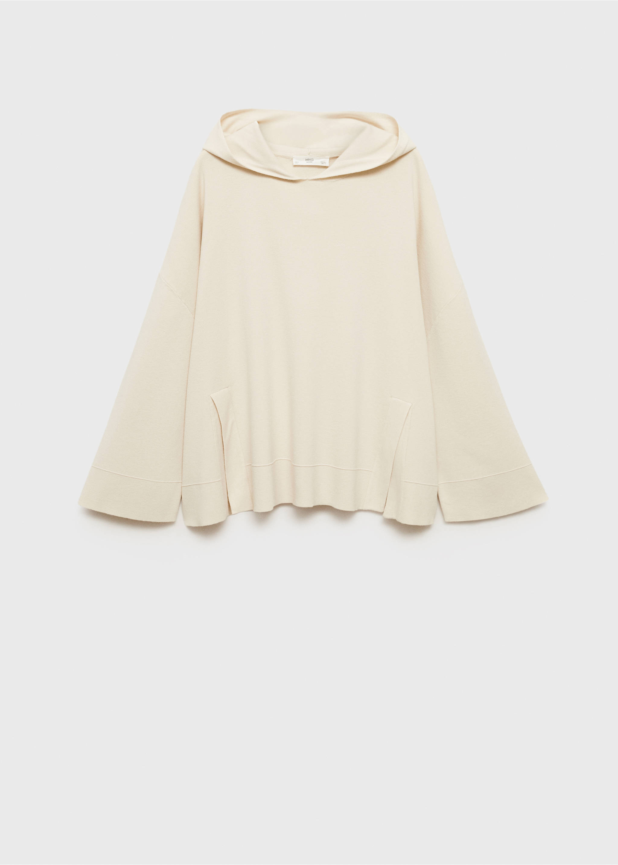 Felpa cappuccio maglia coste - Articolo senza modello, Grigio chiaro/pastello. Ref: 87092896-00.