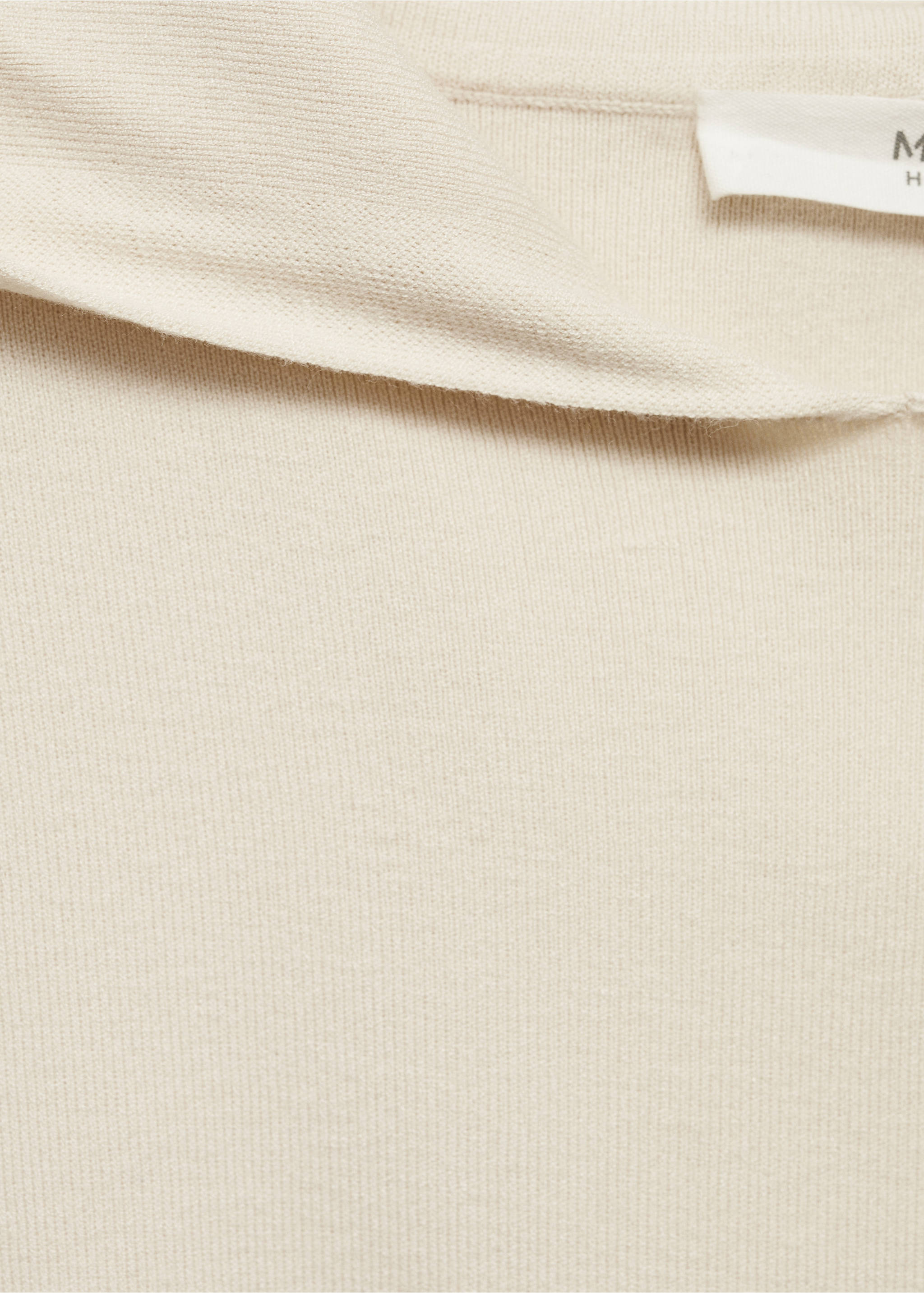 Felpa cappuccio maglia coste - Dettaglio dell'articolo 8, Grigio chiaro/pastello. Ref: 87092896-00.