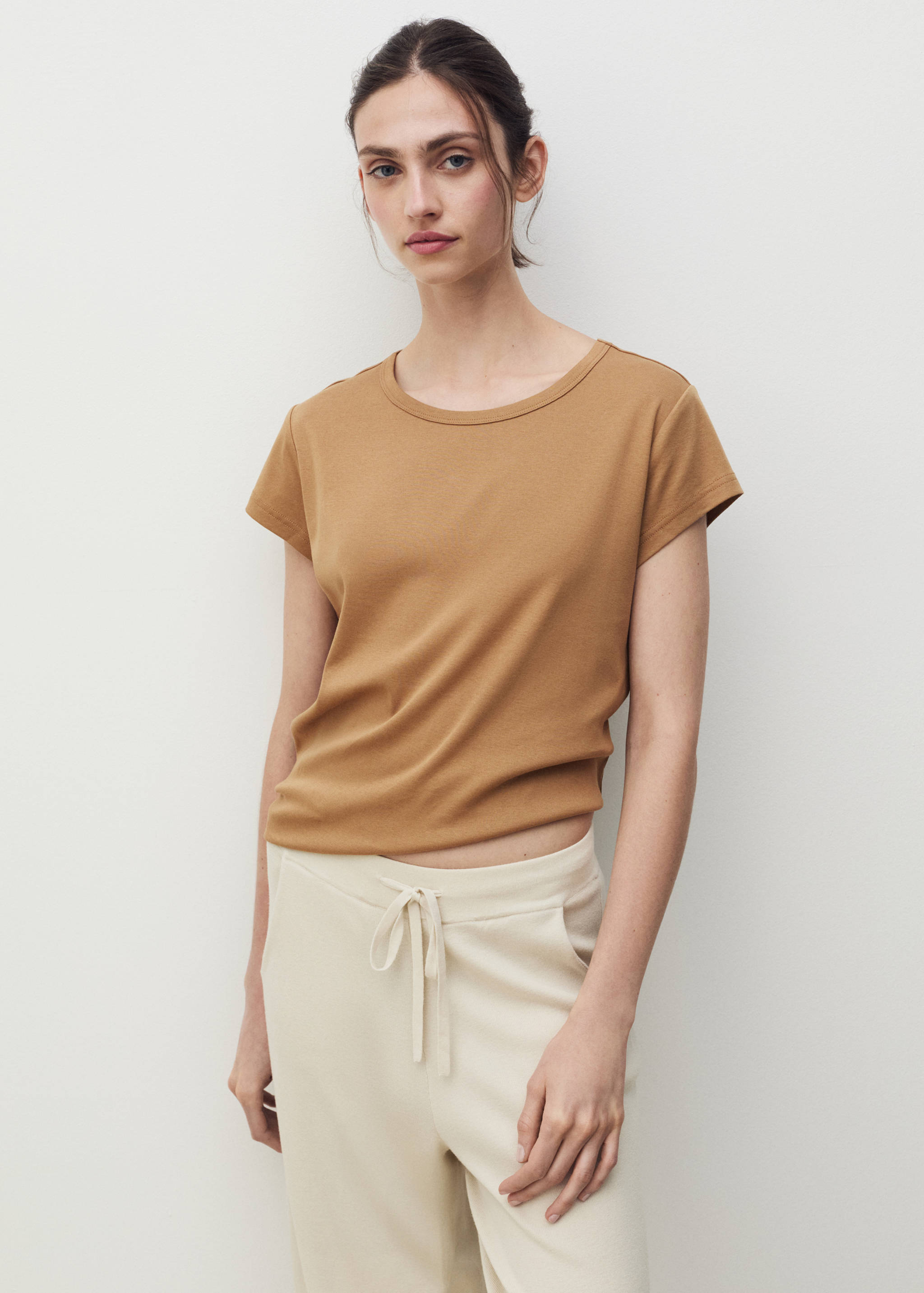 Camiseta 100% algodón manga corta - Plano medio