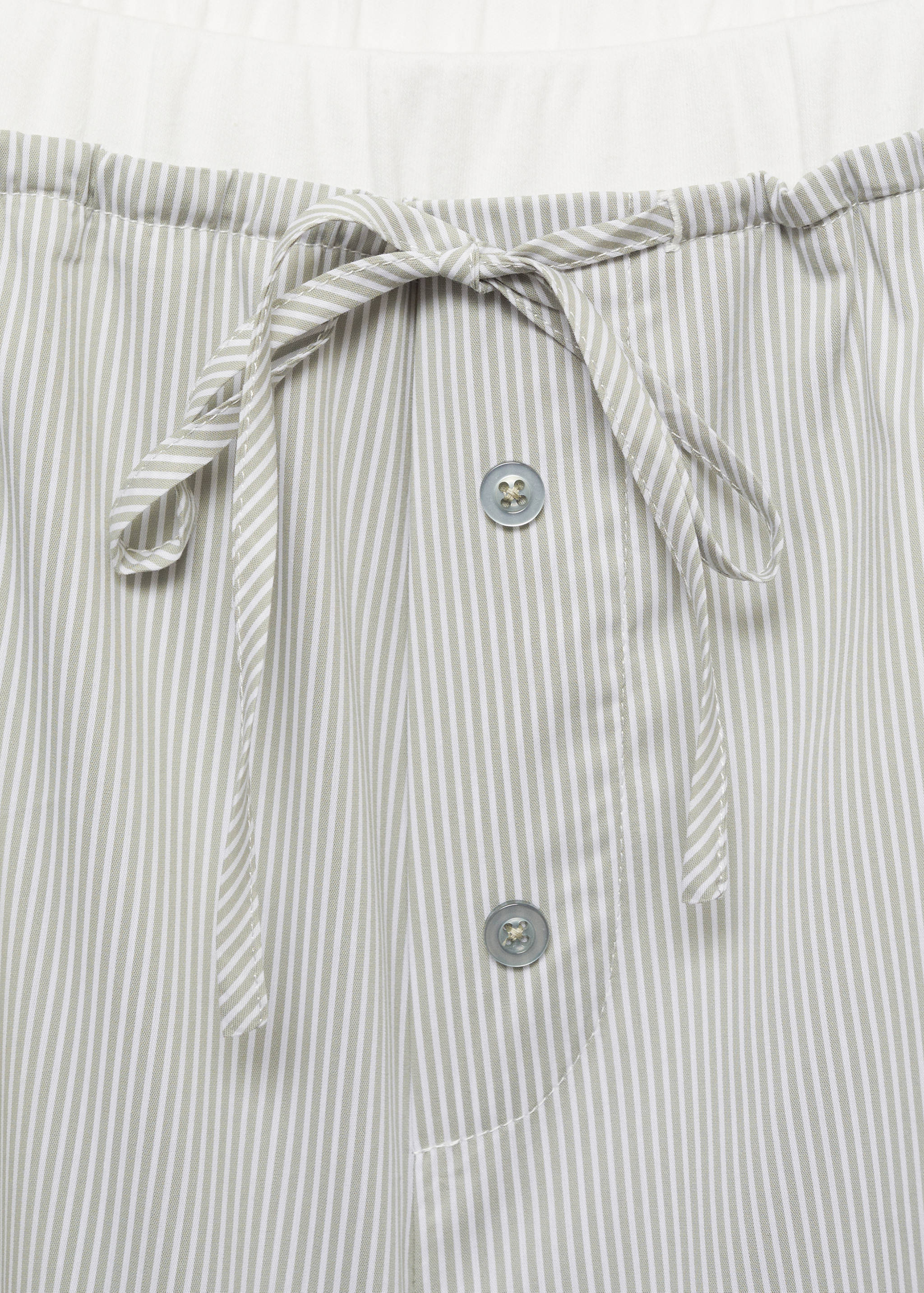 Shorts pijama ratlles detall elàstic - Detall de l'article 8