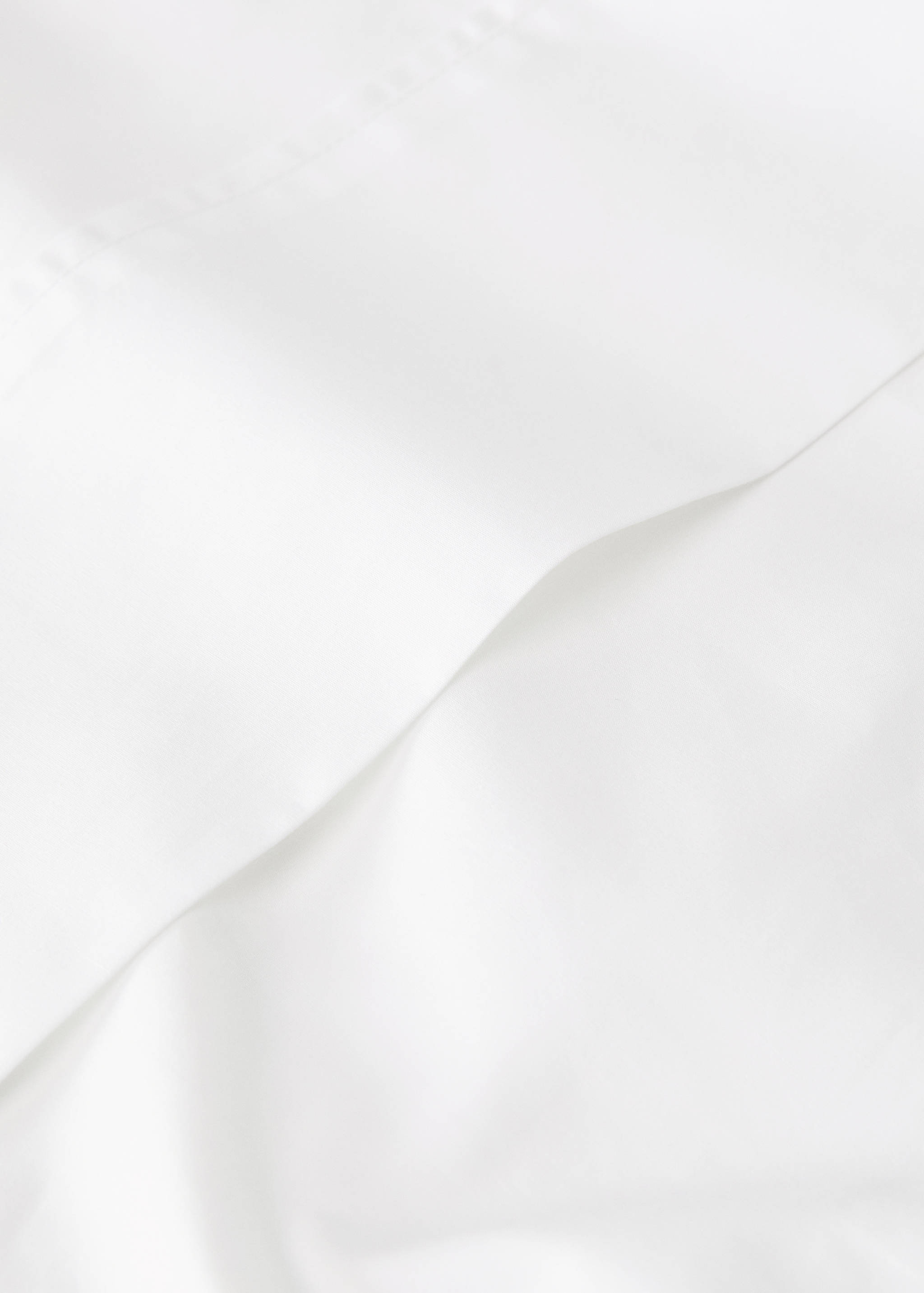 Sábana encimera algodón percal 300 hilos cama 180/200 cm - Detalle del artículo 1