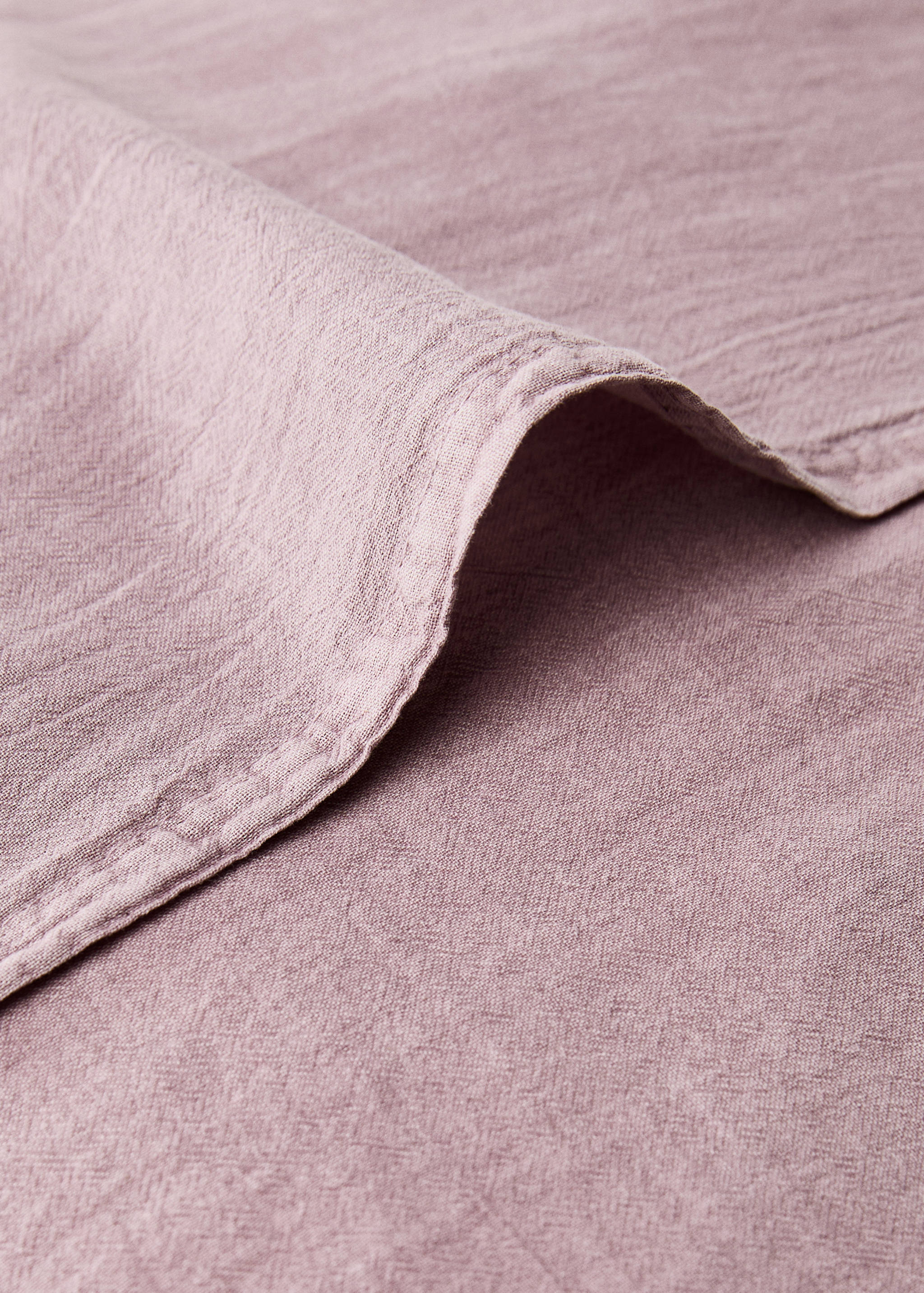 Garment-dyed cotton cushion cover with checks 50x50 cm - Details of the article 3