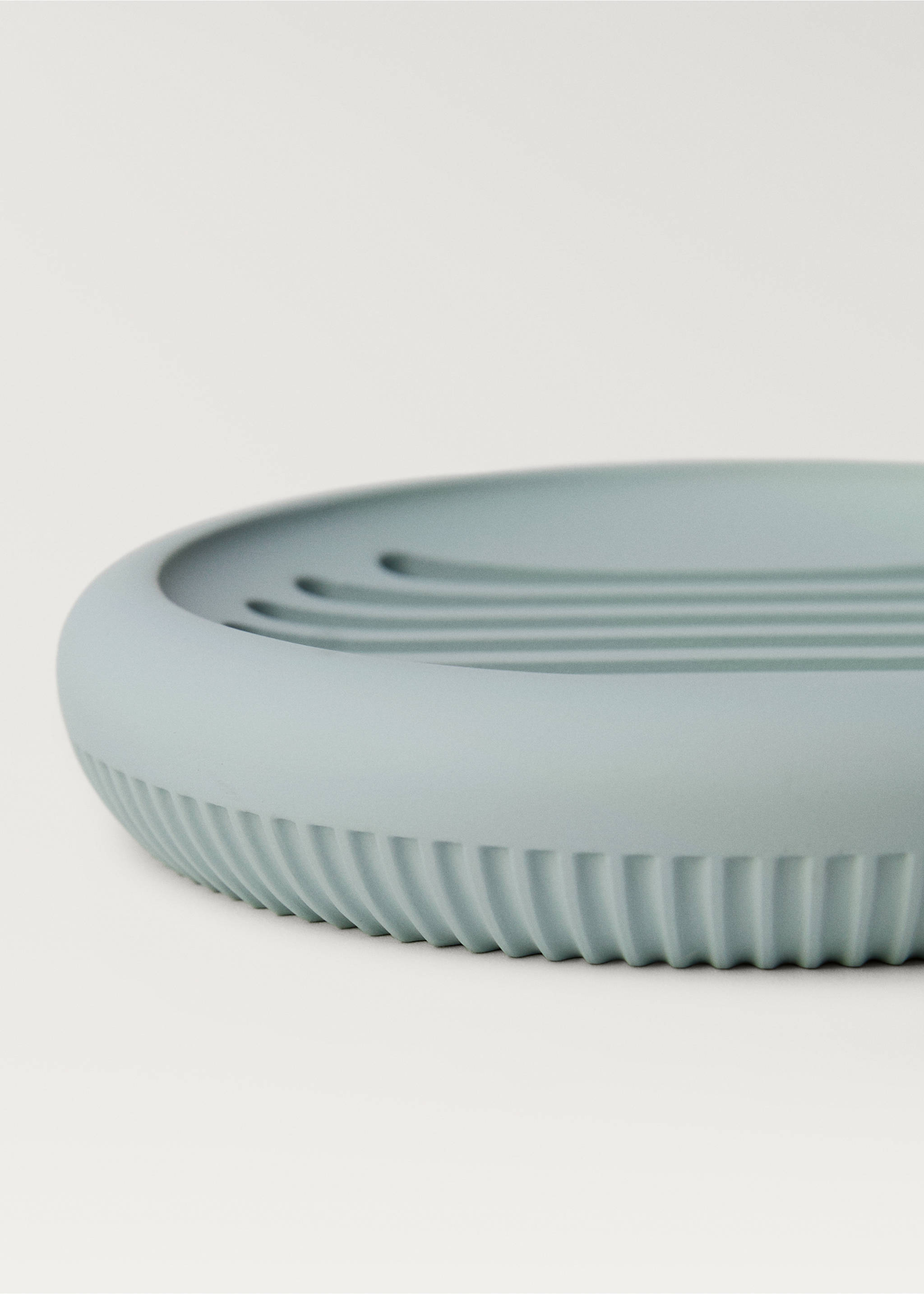 Resin soap dish - Details of the article 2, Blue. Ref: 87092911-00.