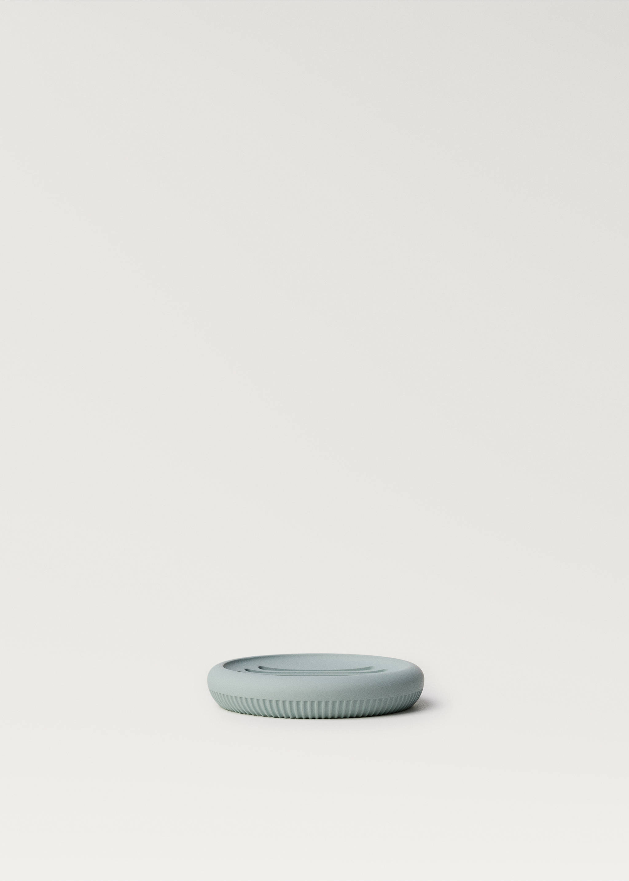 Resin soap dish - Article without model, Blue. Ref: 87092911-00.