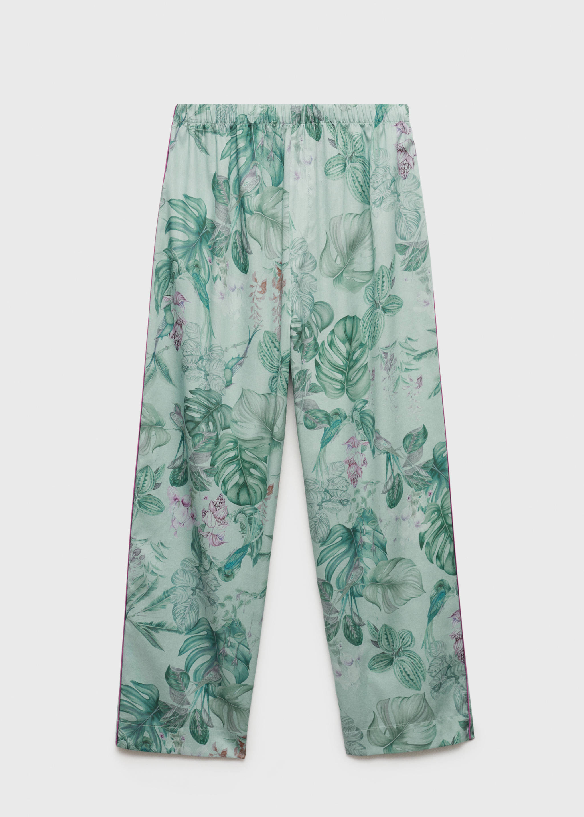 Tropical-print pyjama trousers - Article without model