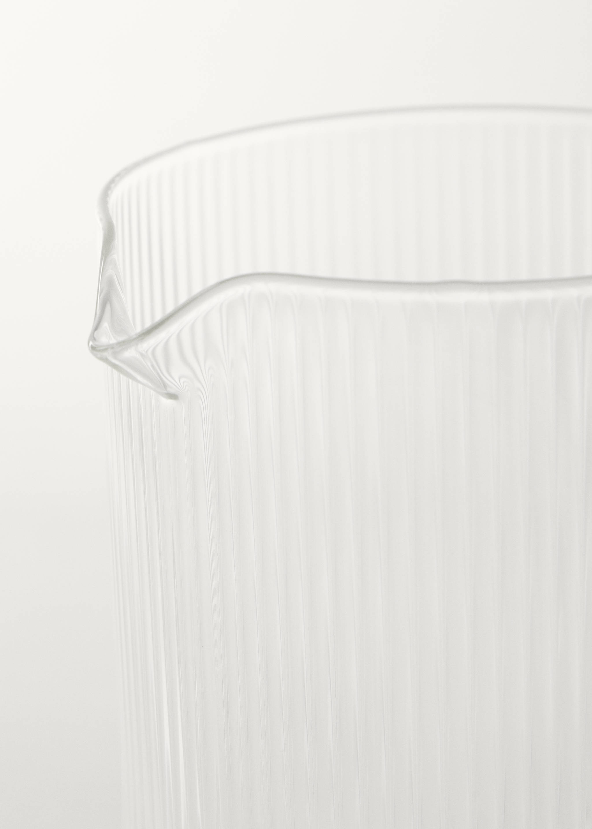 Carafe en borosilicate détail lignes - Détail de l'article 1