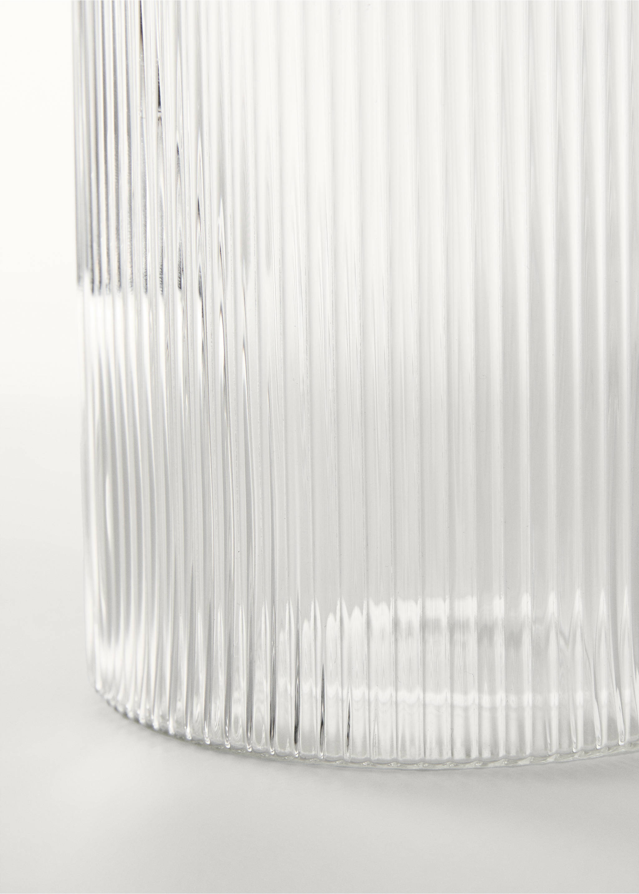 Carafe en borosilicate détail lignes - Détail de l'article 3, Gris glacé. Ref: 87092924-00.