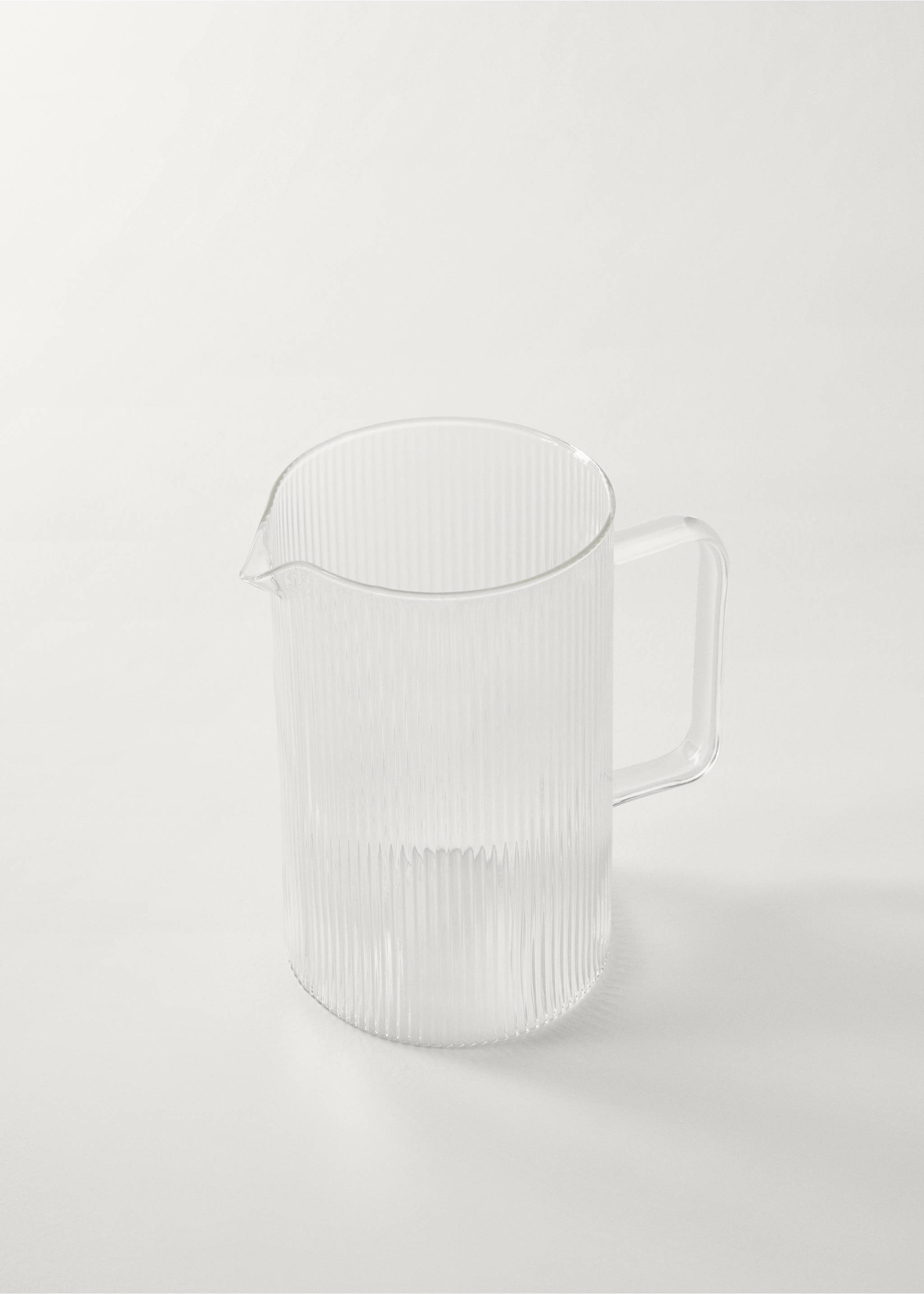 Carafe en borosilicate détail lignes - Détail de l'article 4, Gris glacé. Ref: 87092924-00.