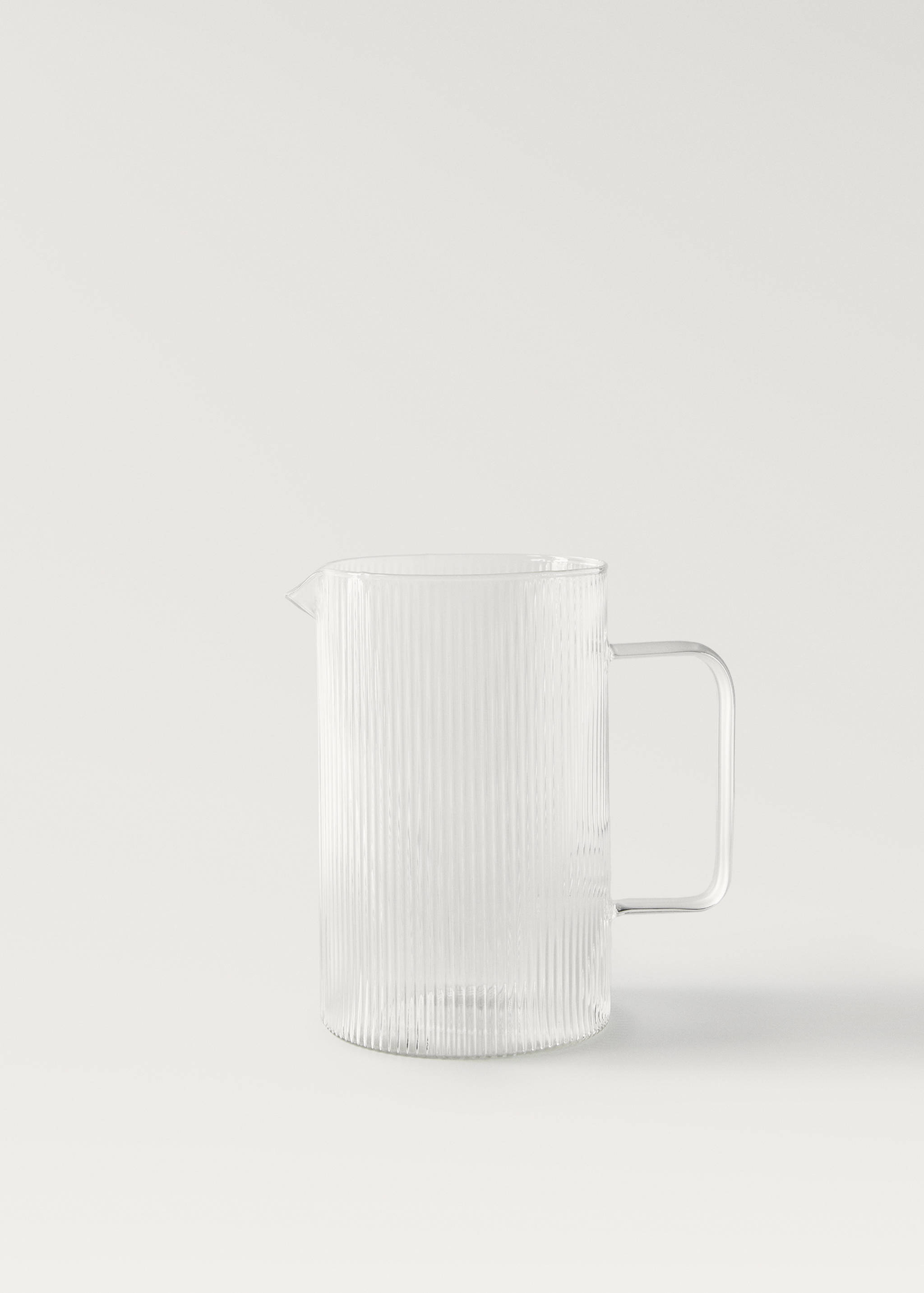 Carafe en borosilicate détail lignes - Article sans modèle