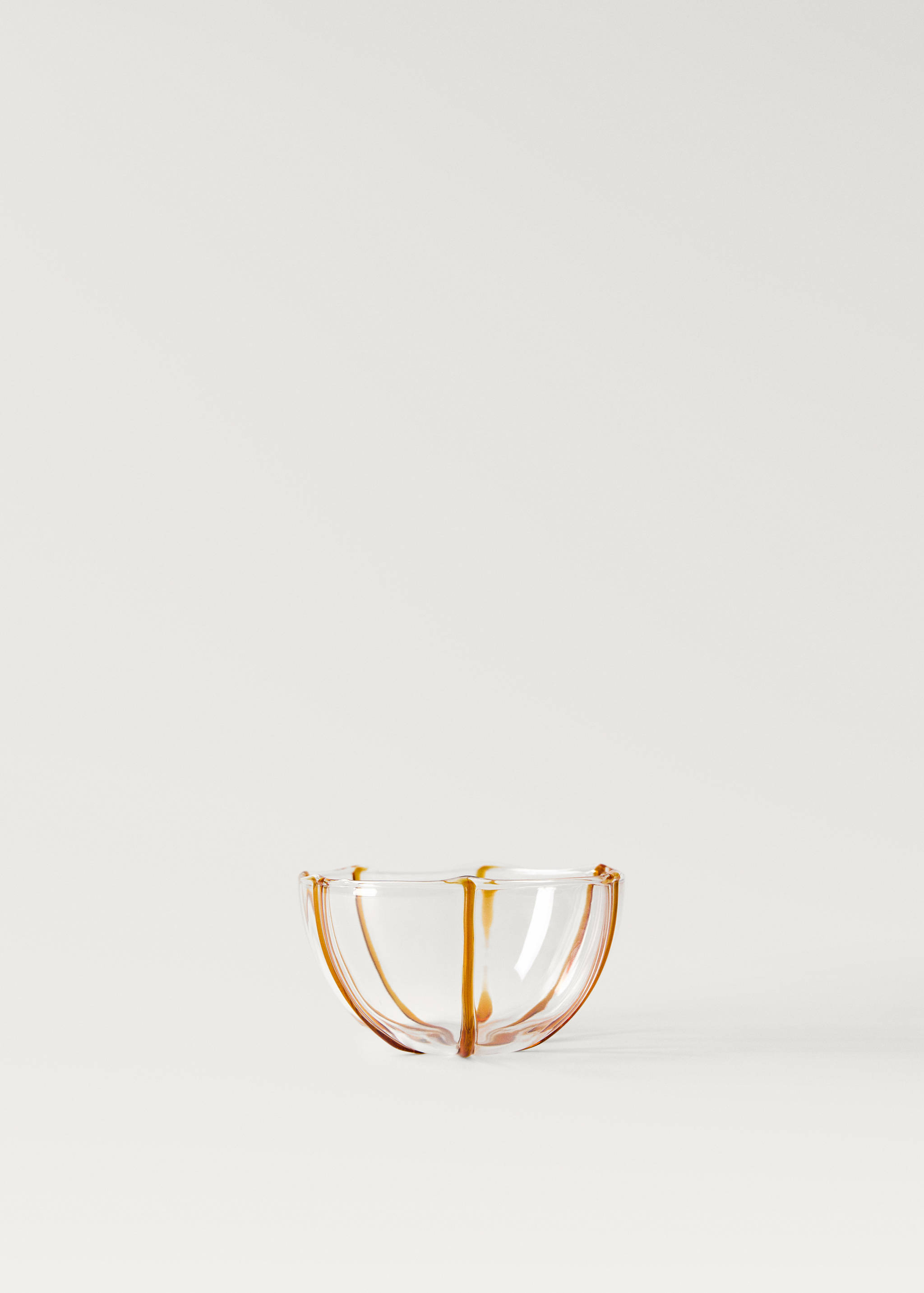 Borosilicate bowl with coloured lines - Article without model