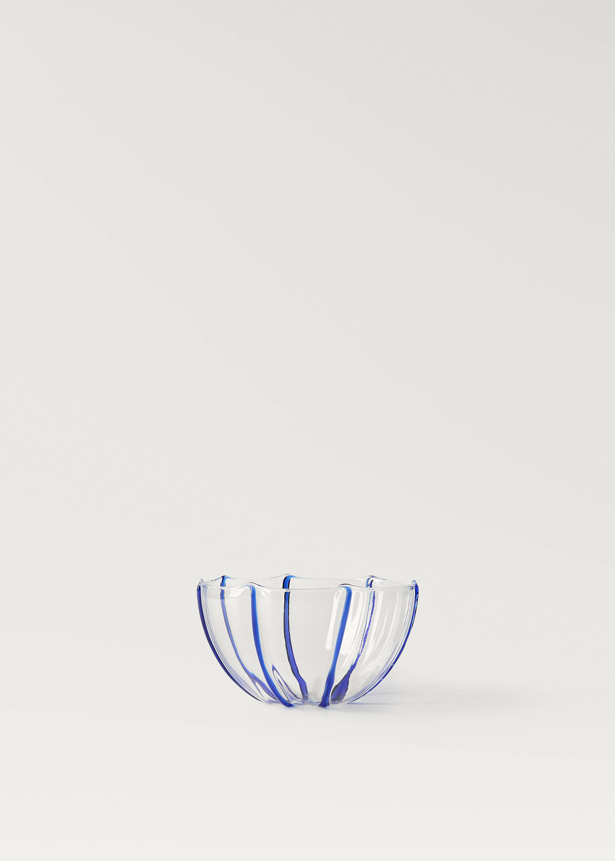 Borosilicate bowl with coloured lines - Article without model