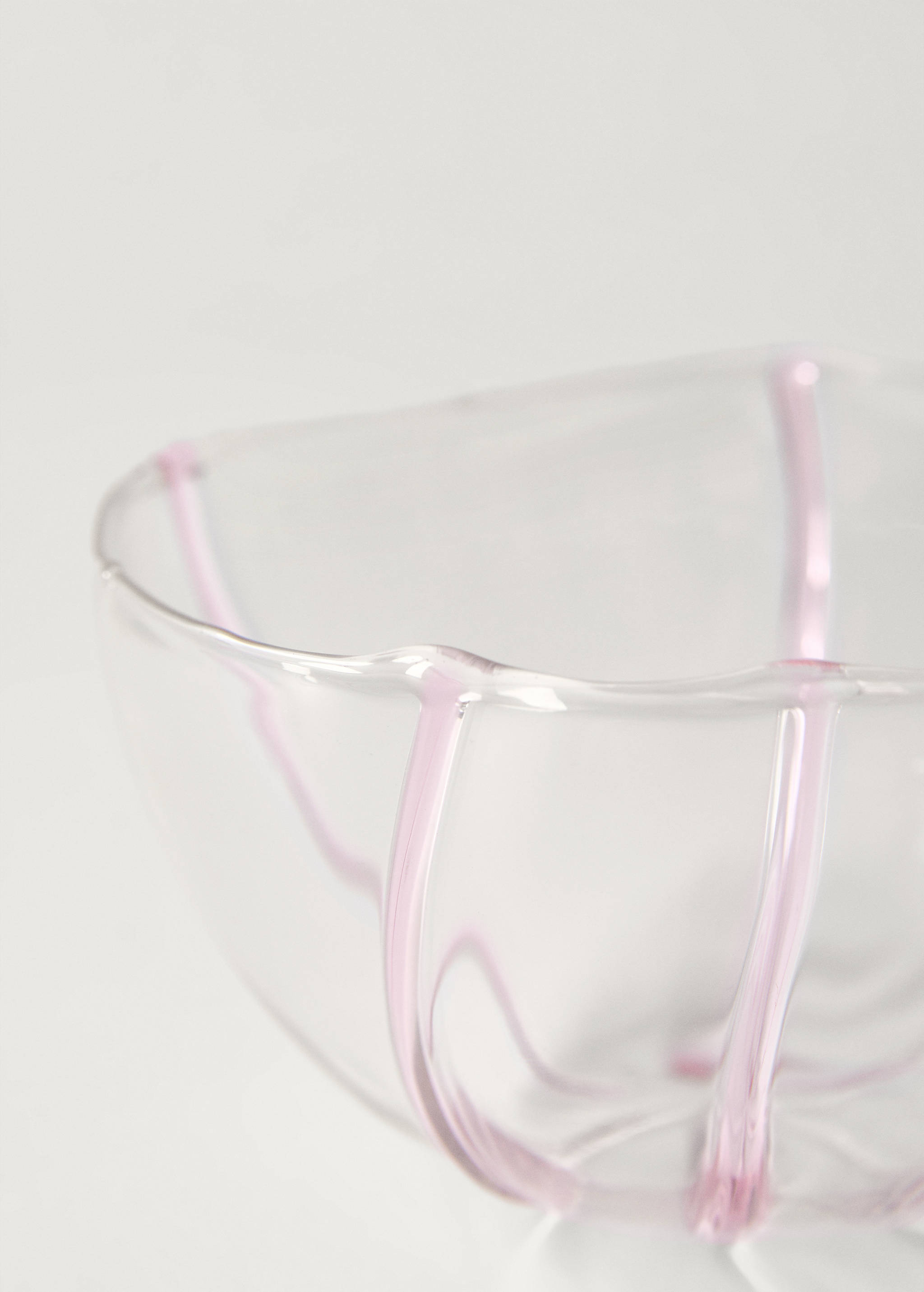 Borosilicate bowl with coloured lines - Details of the article 1