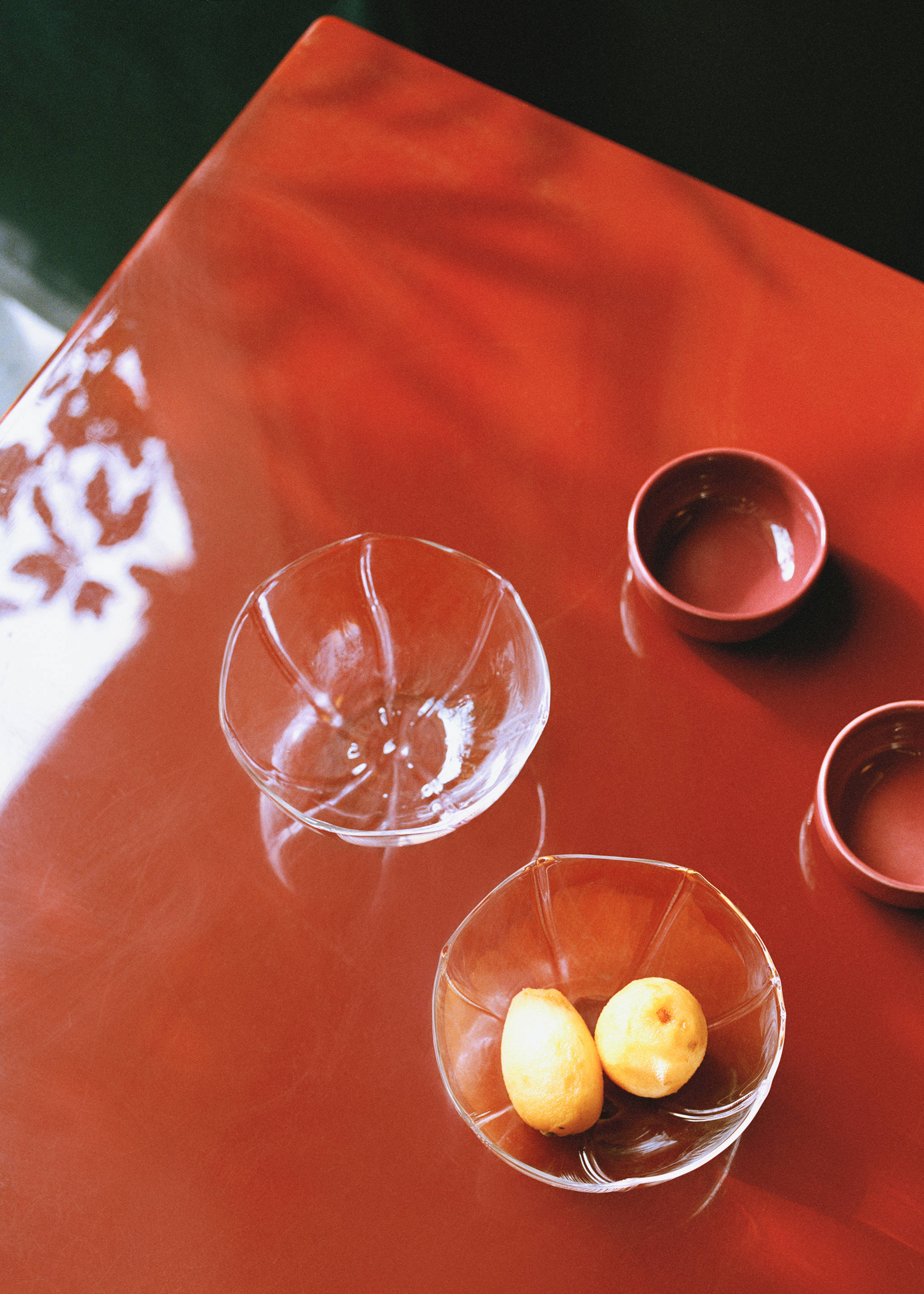 Borosilicate bowl with coloured lines - Details of the article 6