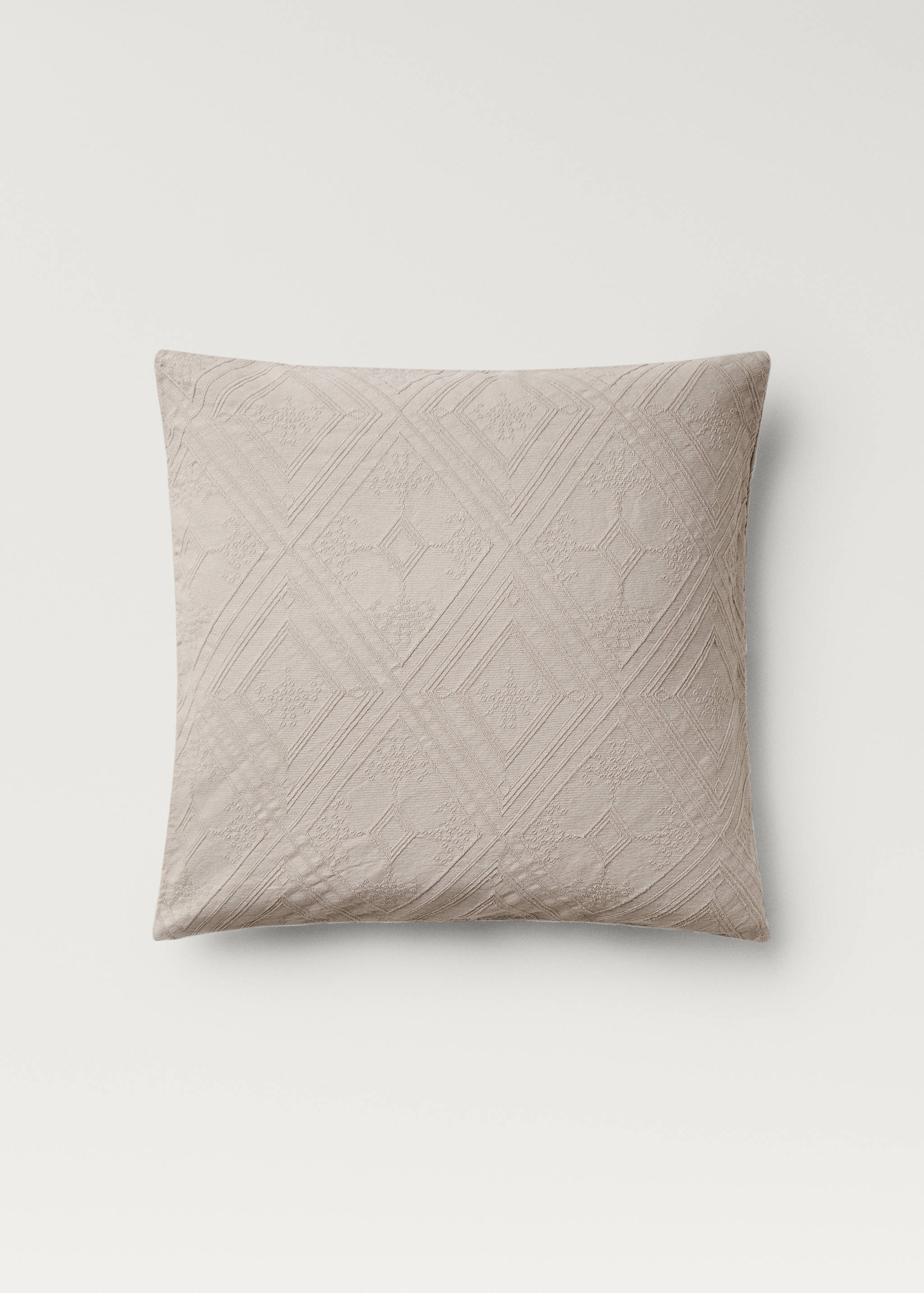 Funda coixí cotó jacquard rombes 60x60 cm - Article sense model